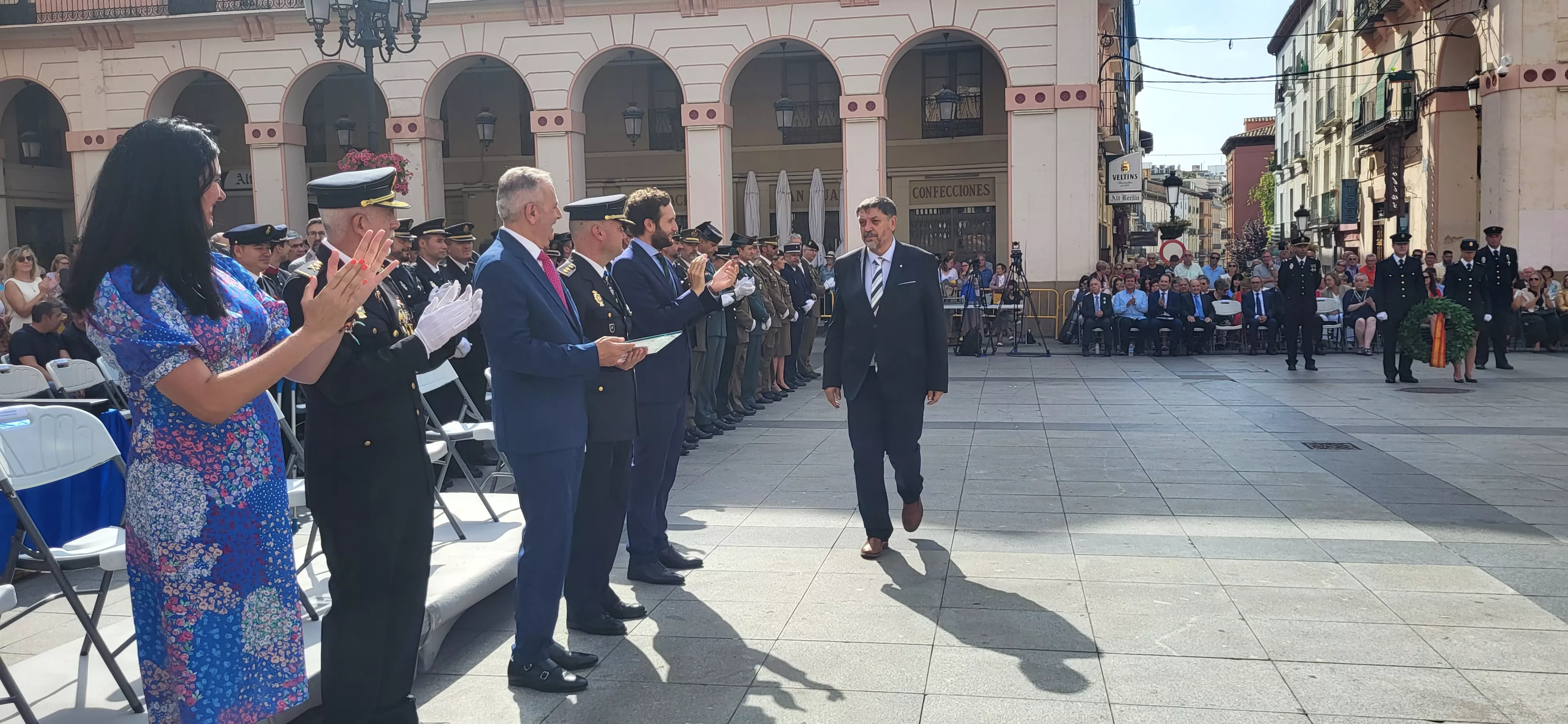 Festividad patronal de la Policía Nacional en Huesca. Foto: Mercedes Manterola