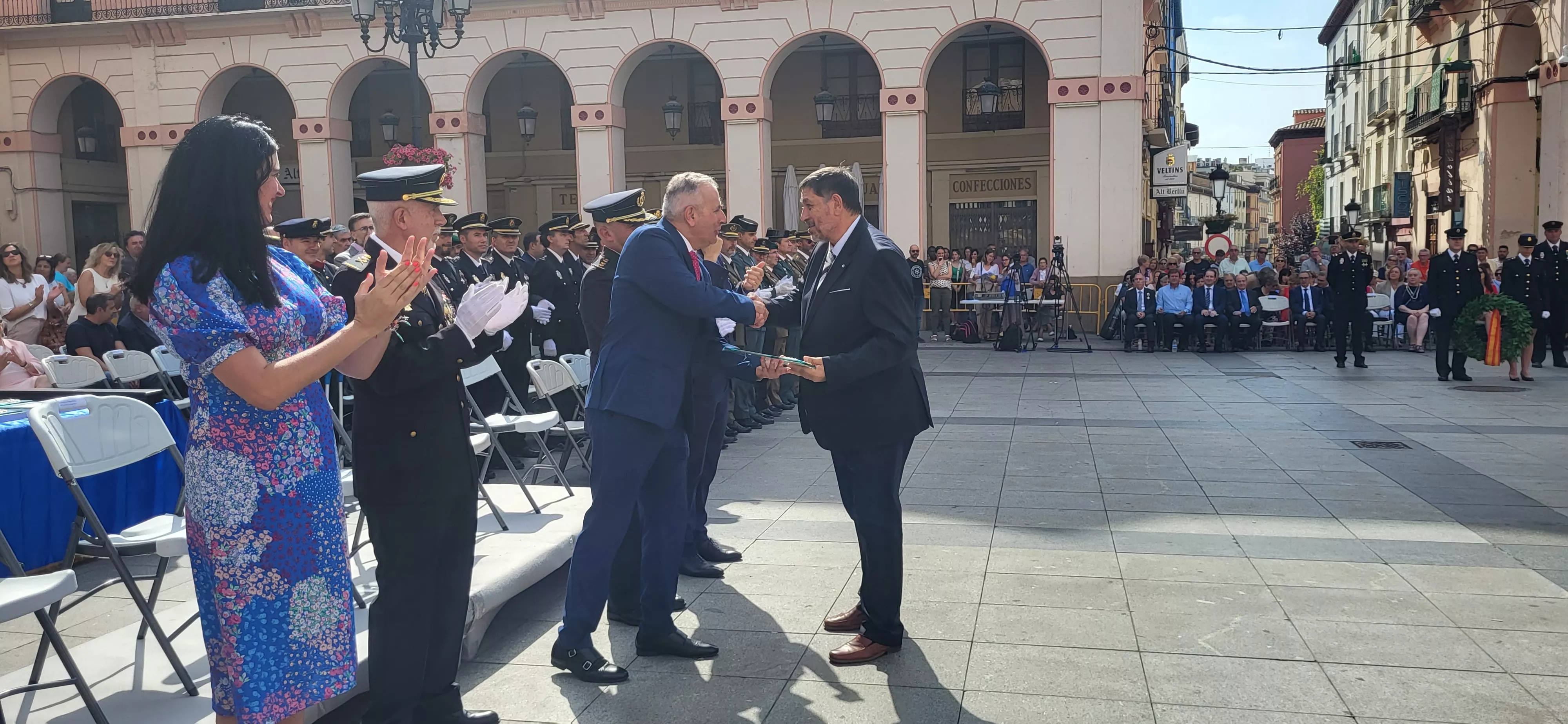 Festividad patronal de la Policía Nacional en Huesca. Foto: Mercedes Manterola