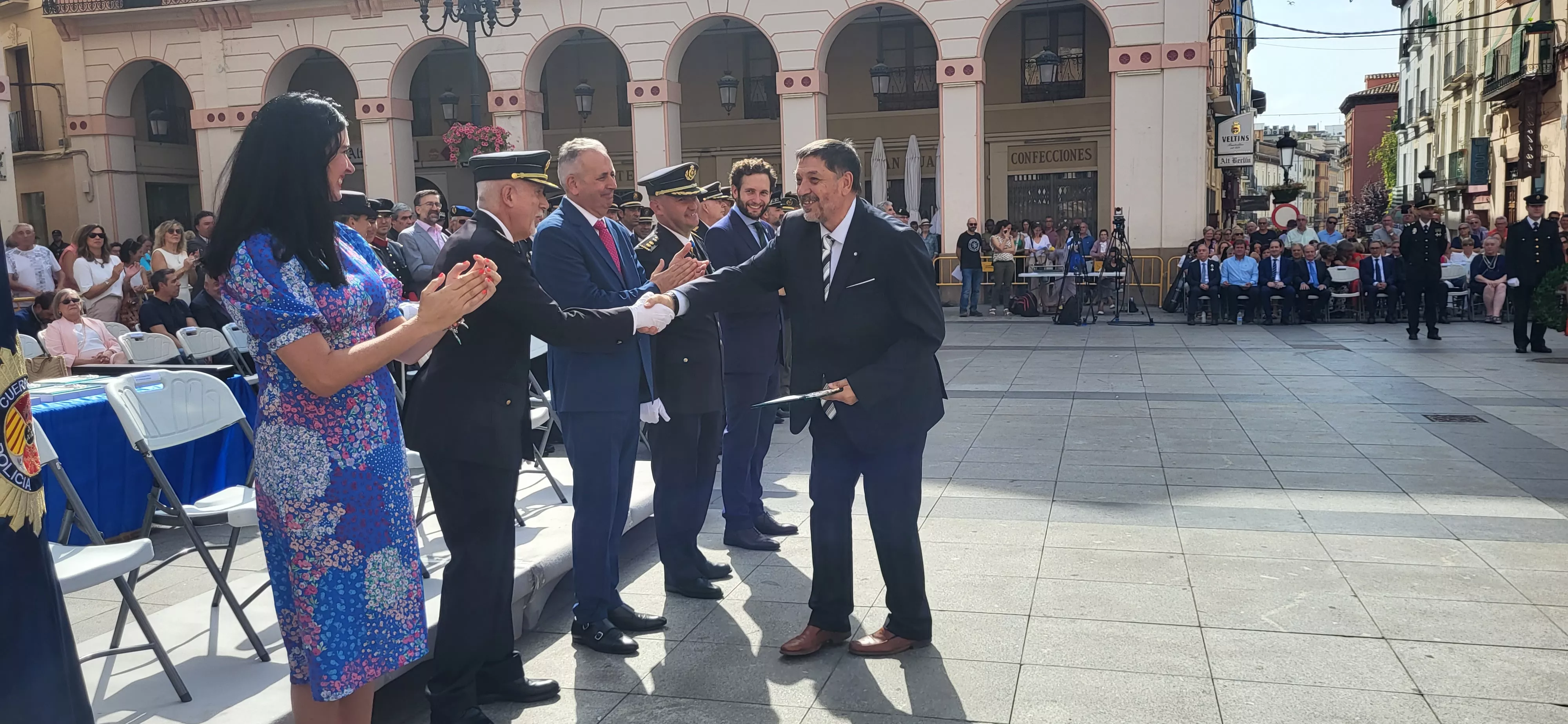 Festividad patronal de la Policía Nacional en Huesca. Foto: Mercedes Manterola