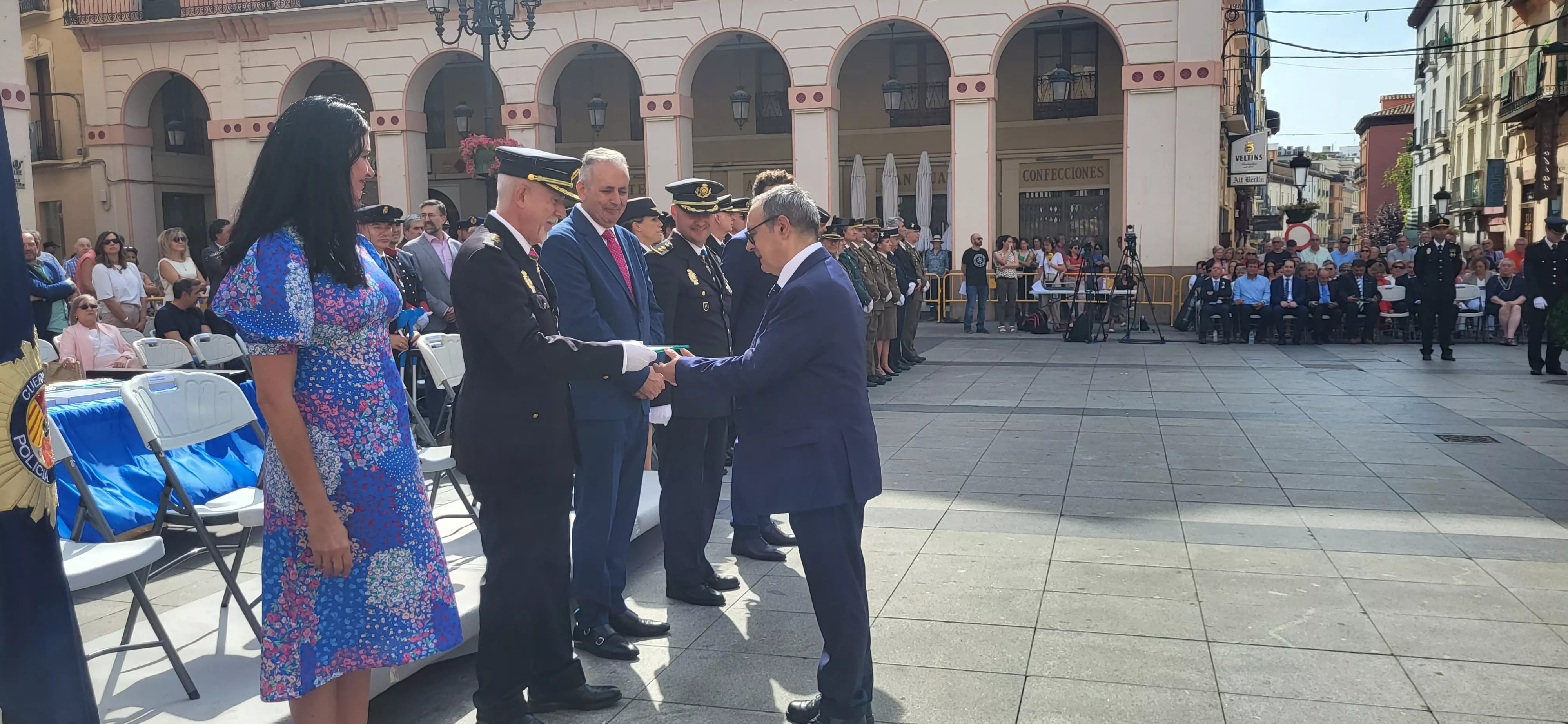 Festividad patronal de la Policía Nacional en Huesca. Foto: Mercedes Manterola