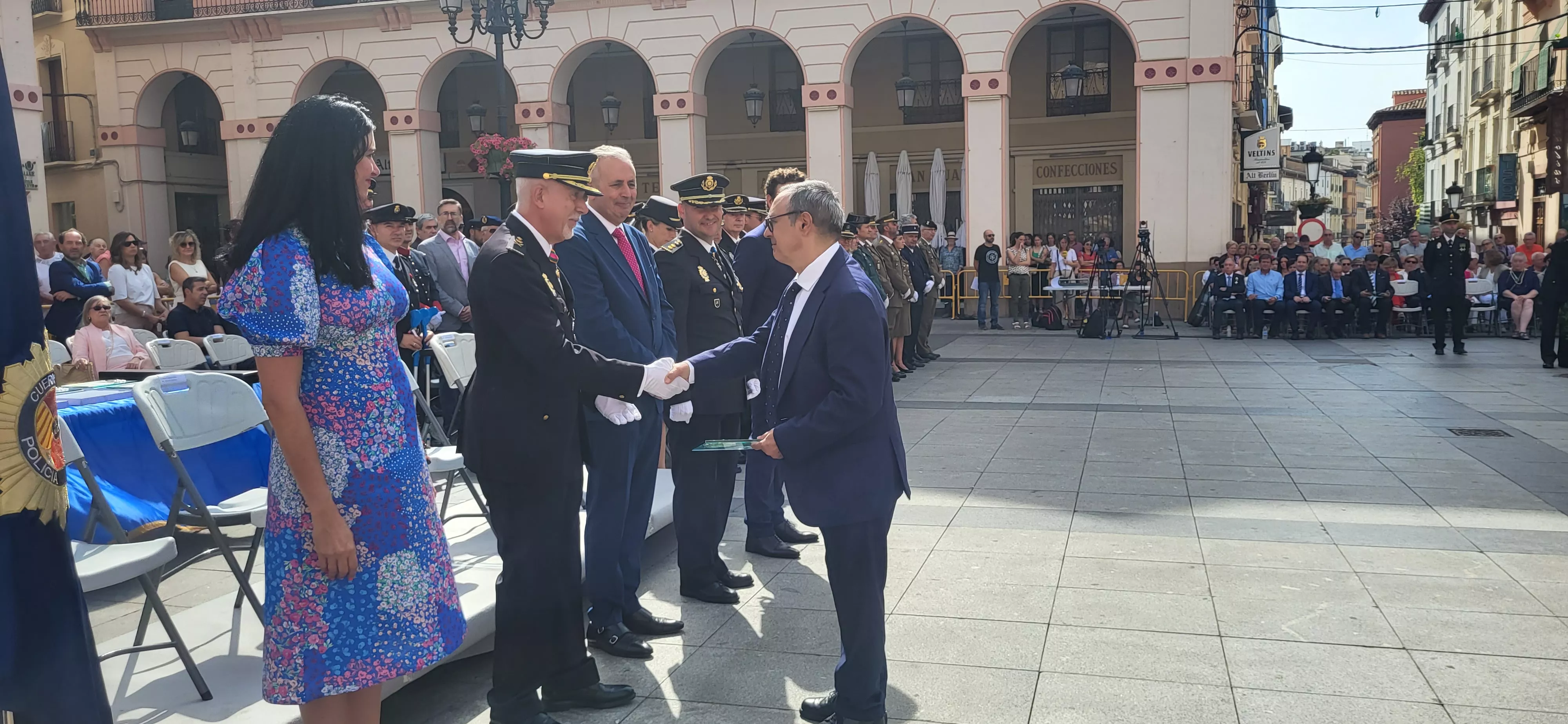 Festividad patronal de la Policía Nacional en Huesca. Foto: Mercedes Manterola