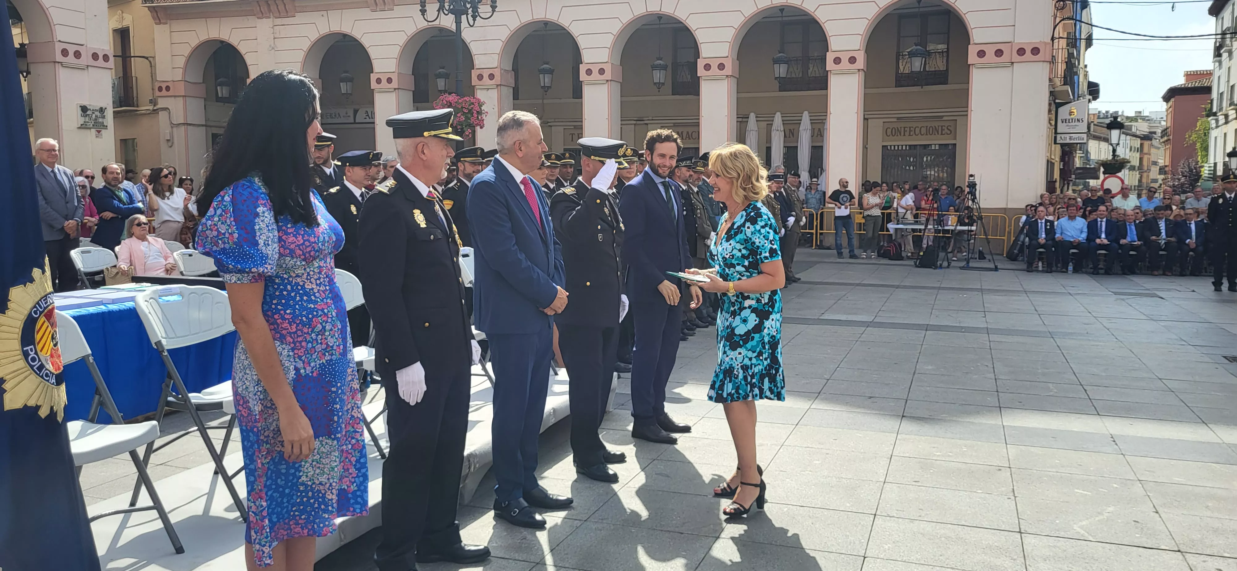 Festividad patronal de la Policía Nacional en Huesca. Foto: Mercedes Manterola