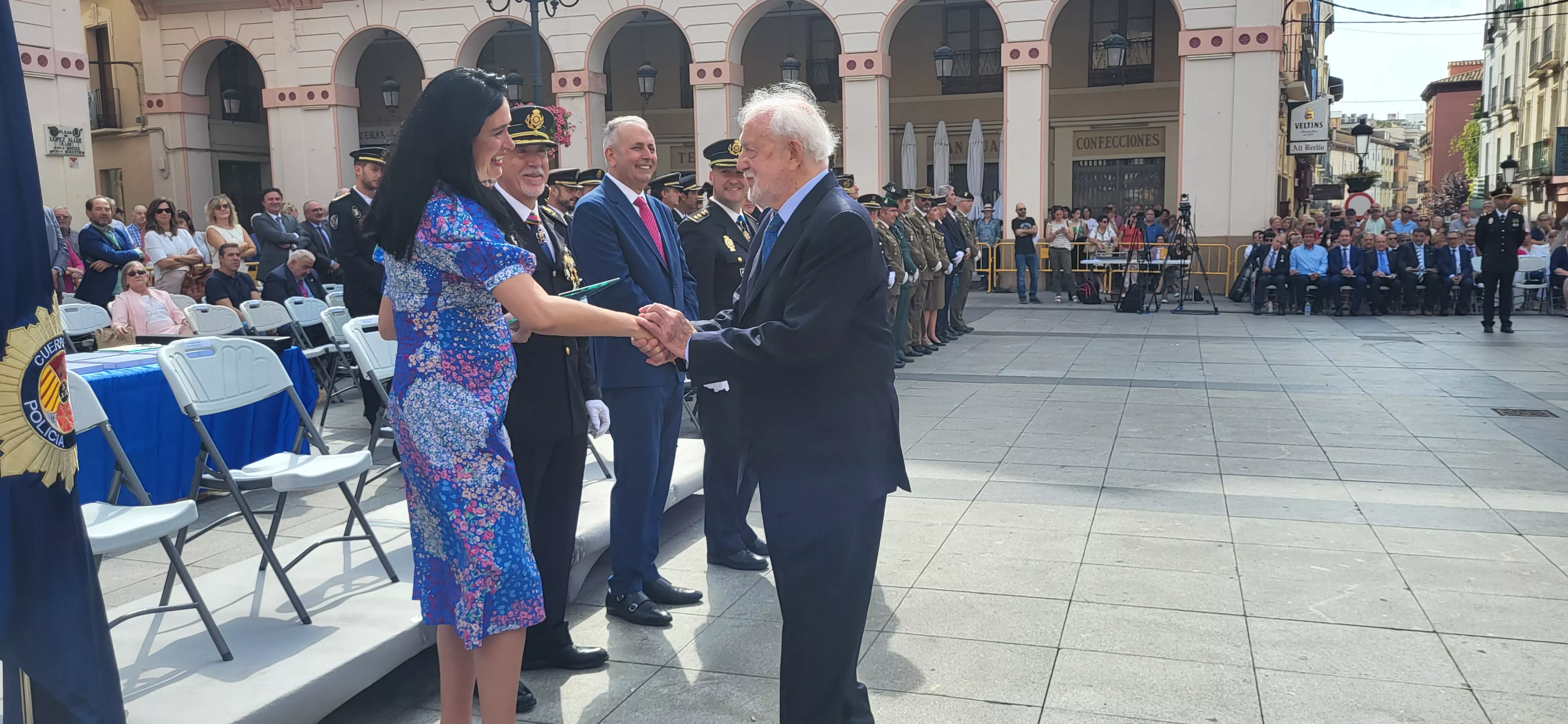 Festividad patronal de la Policía Nacional en Huesca. Foto: Mercedes Manterola