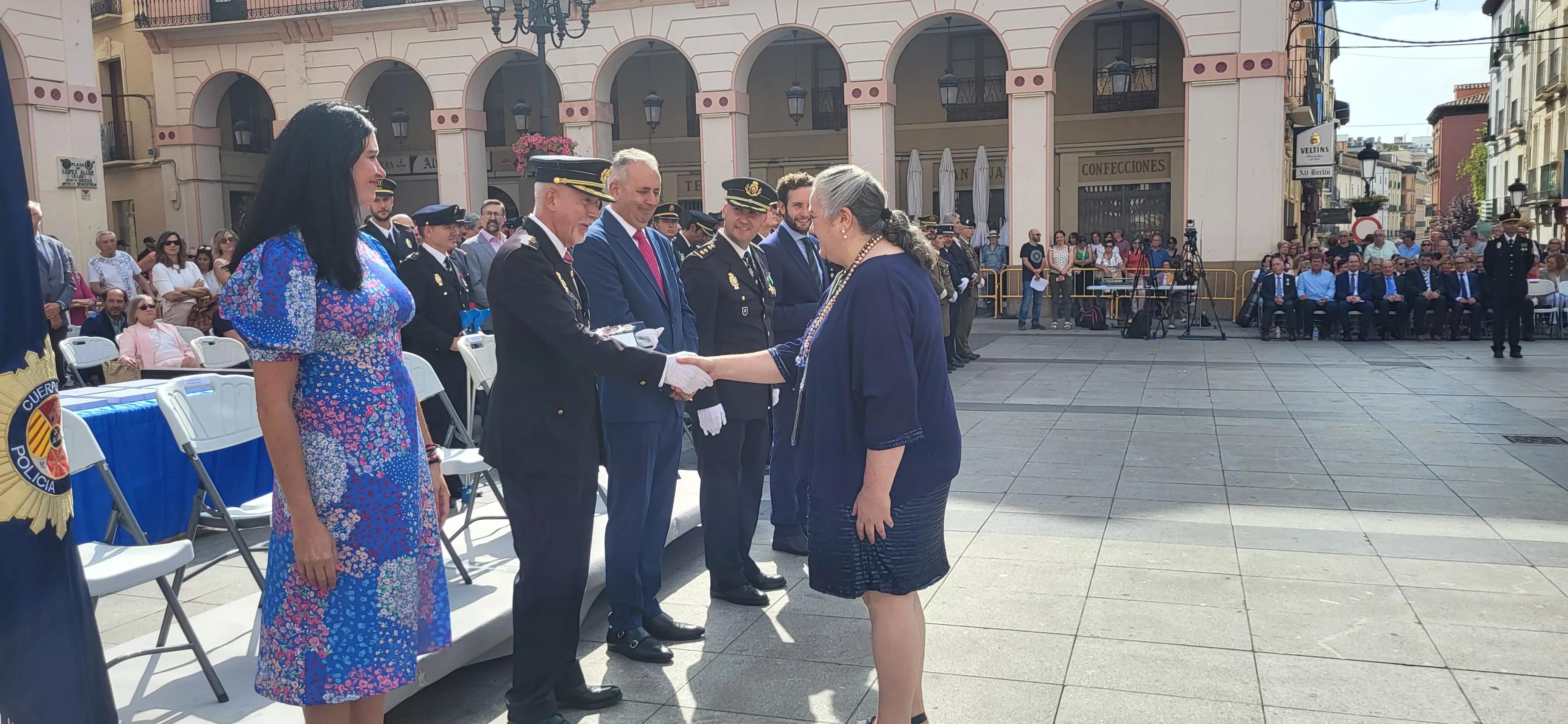 Festividad patronal de la Policía Nacional en Huesca. Foto: Mercedes Manterola