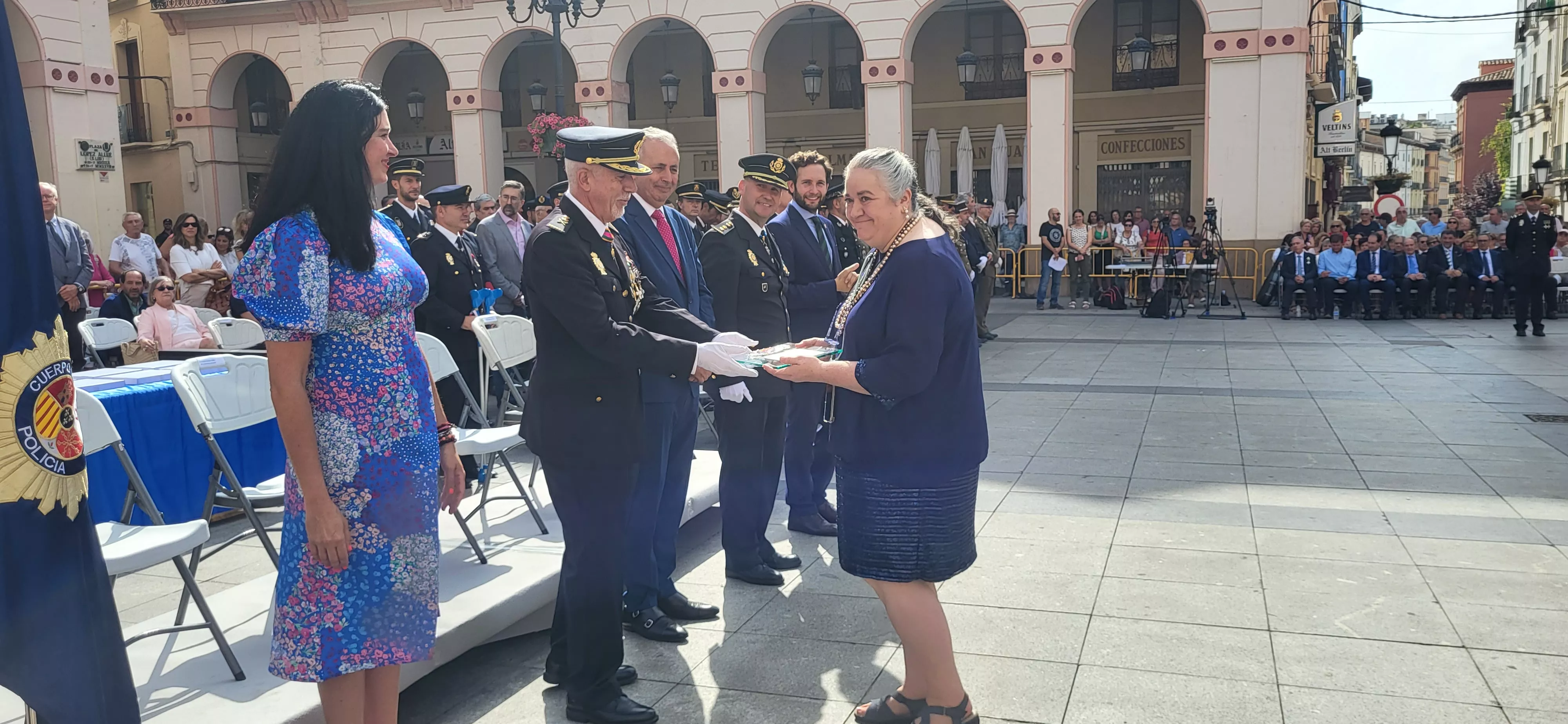 Festividad patronal de la Policía Nacional en Huesca. Foto: Mercedes Manterola