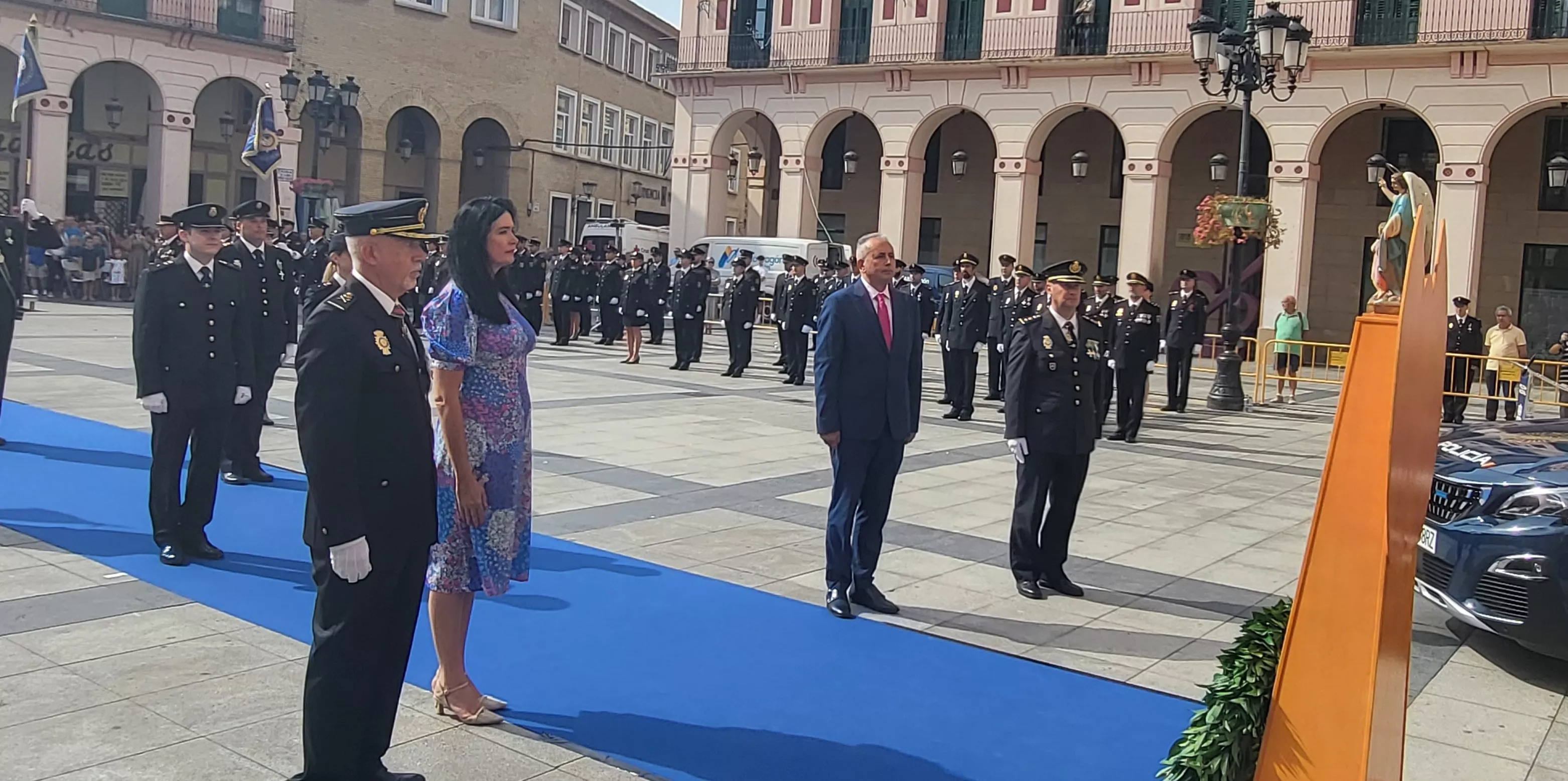 Festividad patronal de la Policía Nacional en Huesca. Foto: Mercedes Manterola