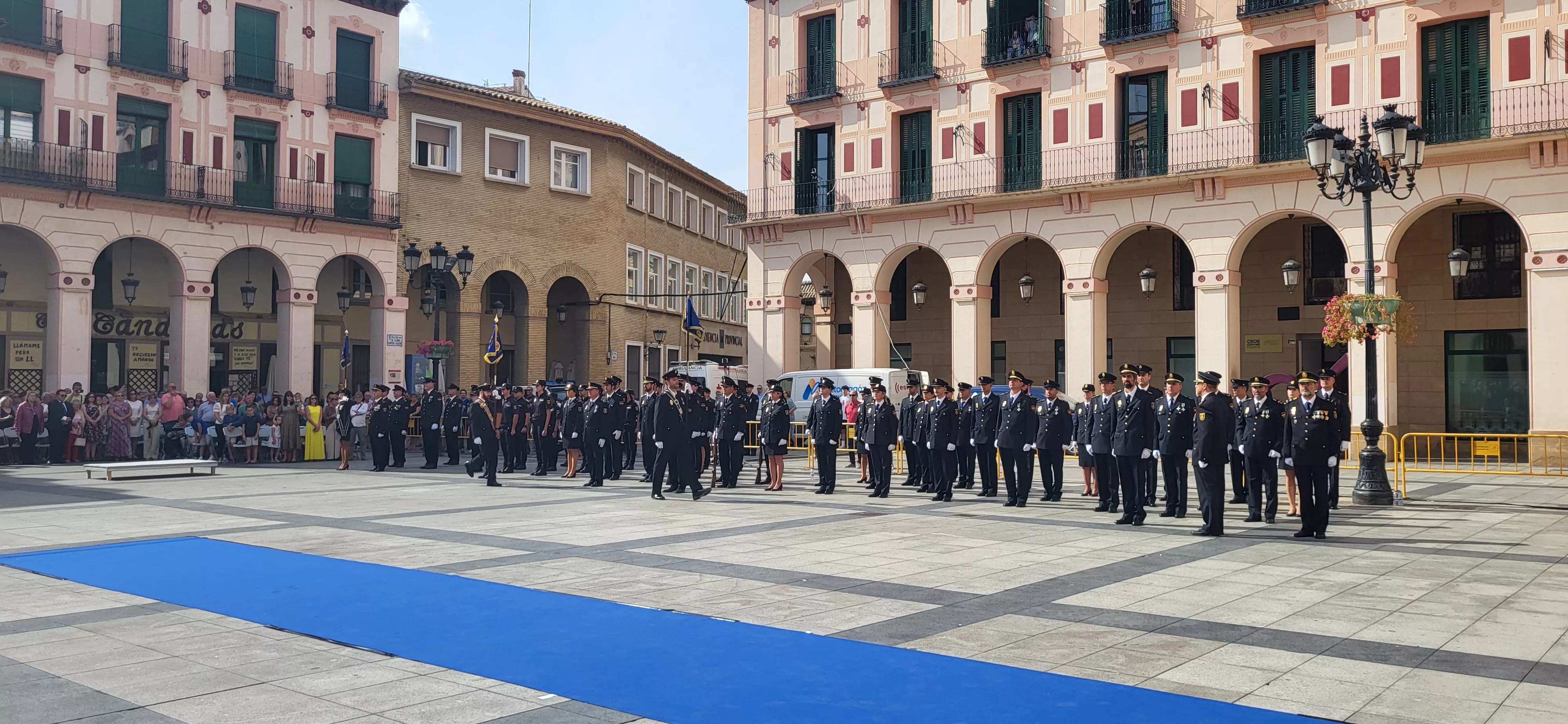 Festividad patronal de la Policía Nacional en Huesca. Foto: Mercedes Manterola