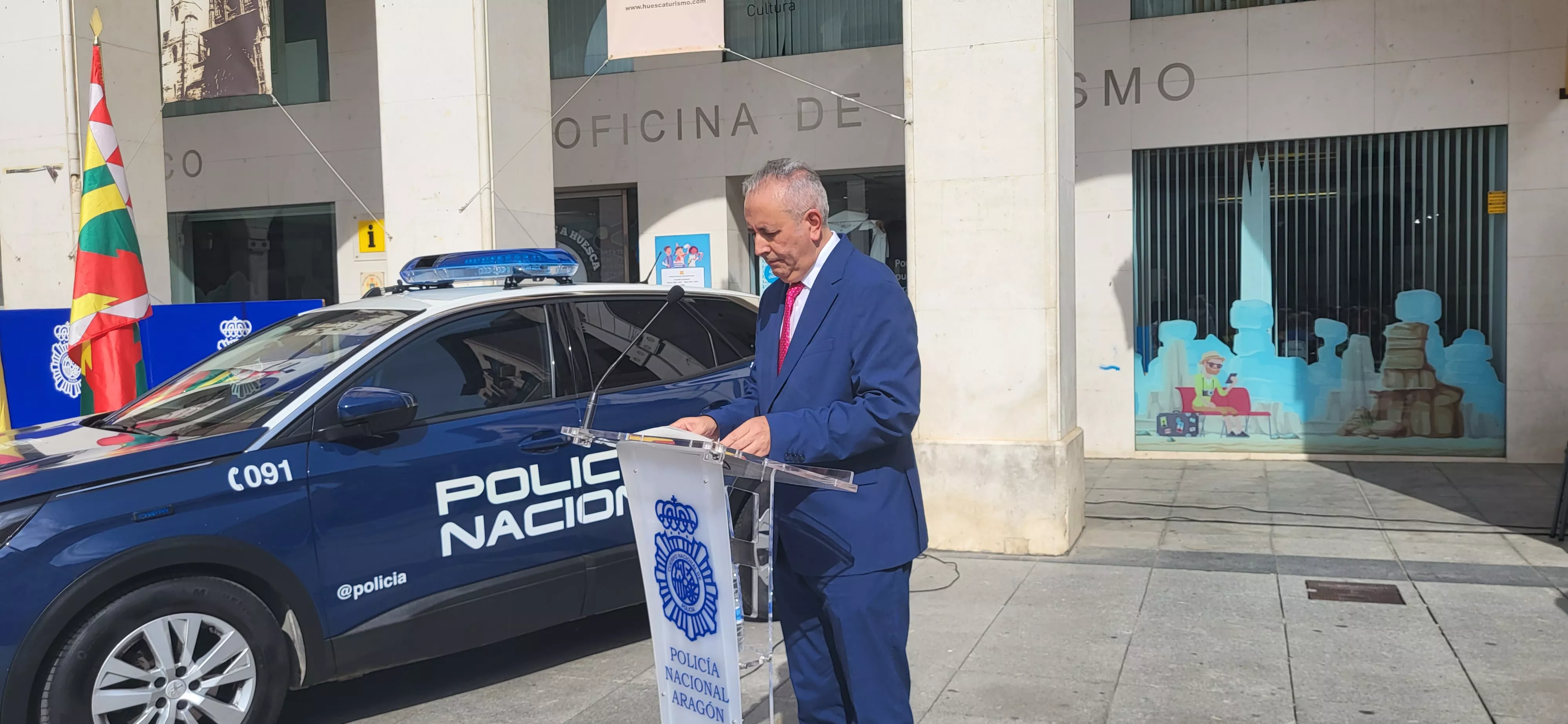 Festividad patronal de la Policía Nacional en Huesca. Foto: Mercedes Manterola