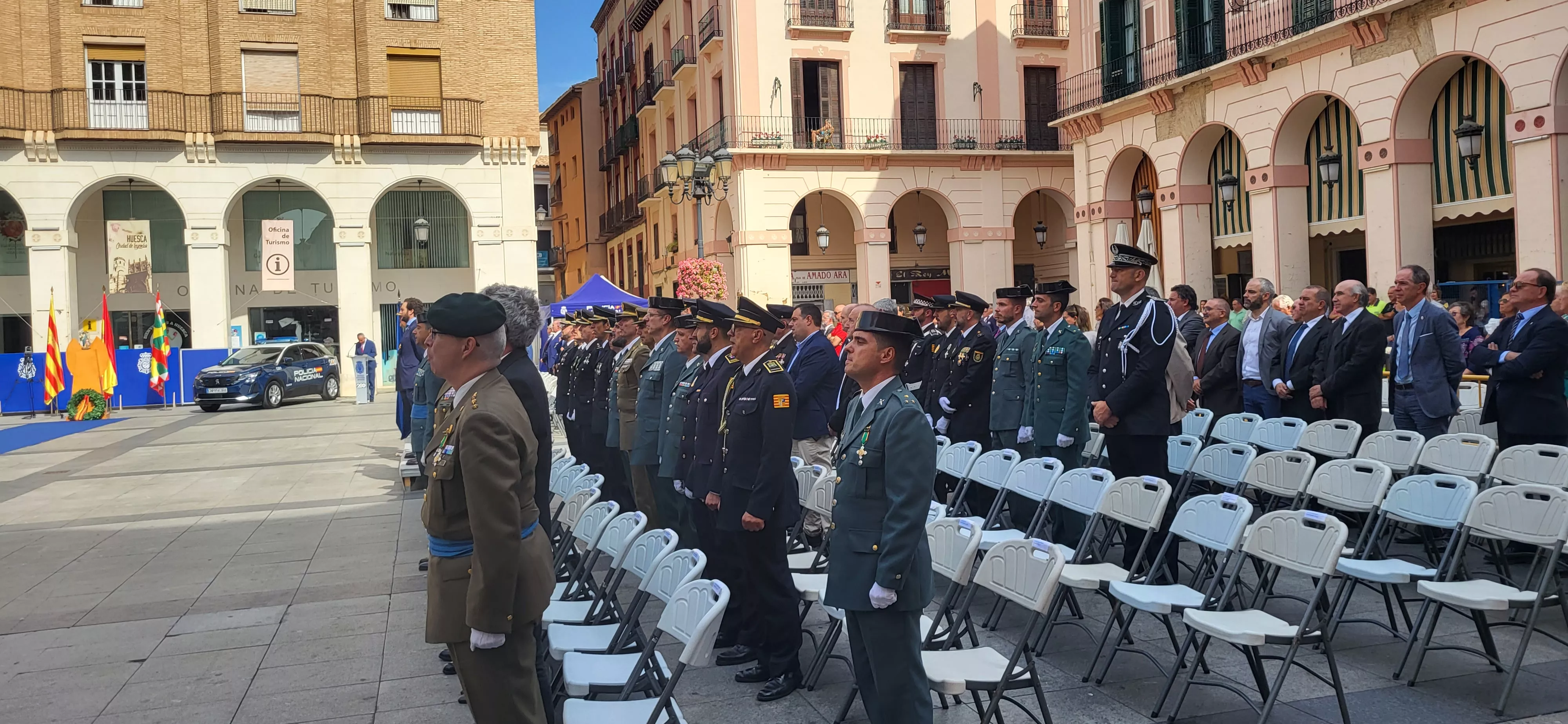 Festividad patronal de la Policía Nacional en Huesca. Foto: Mercedes Manterola