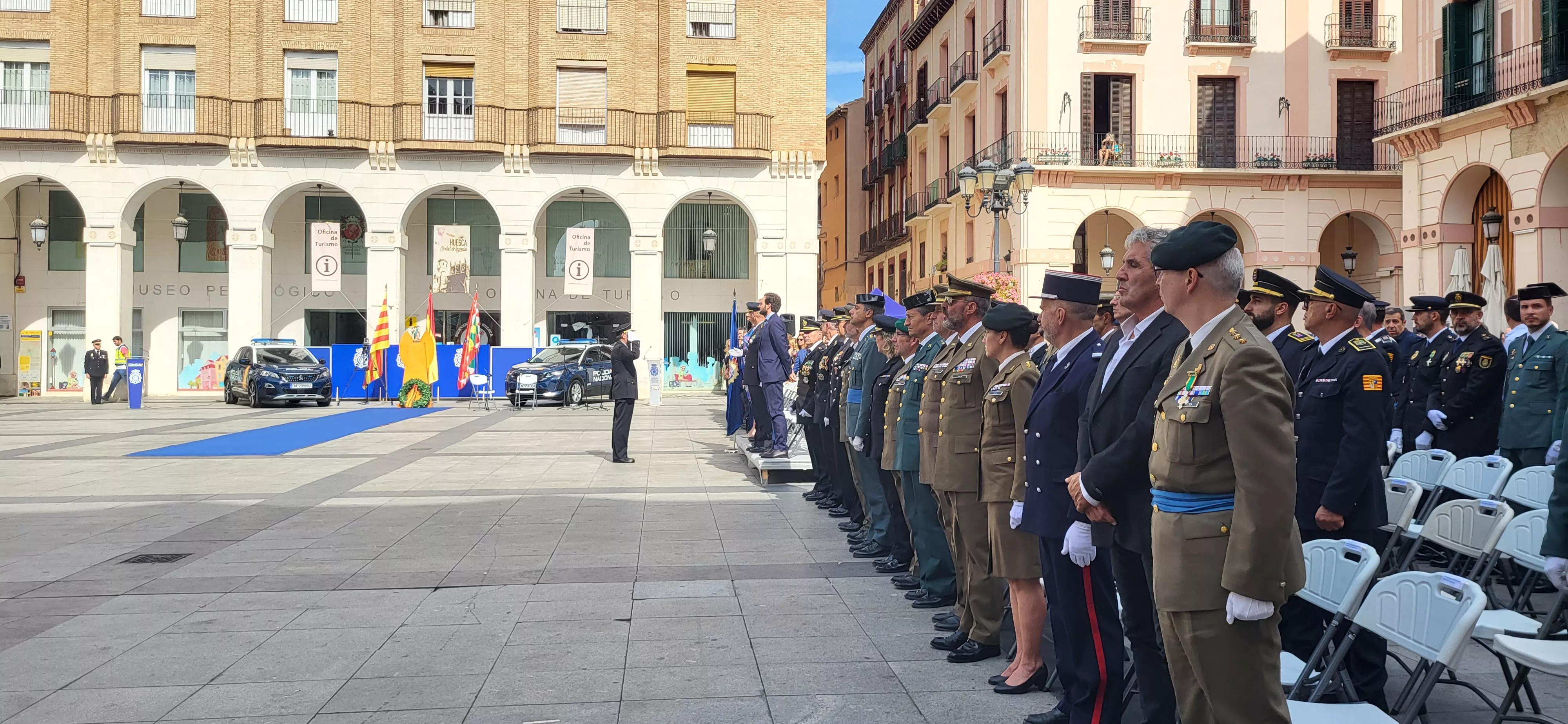 Festividad patronal de la Policía Nacional en Huesca. Foto: Mercedes Manterola