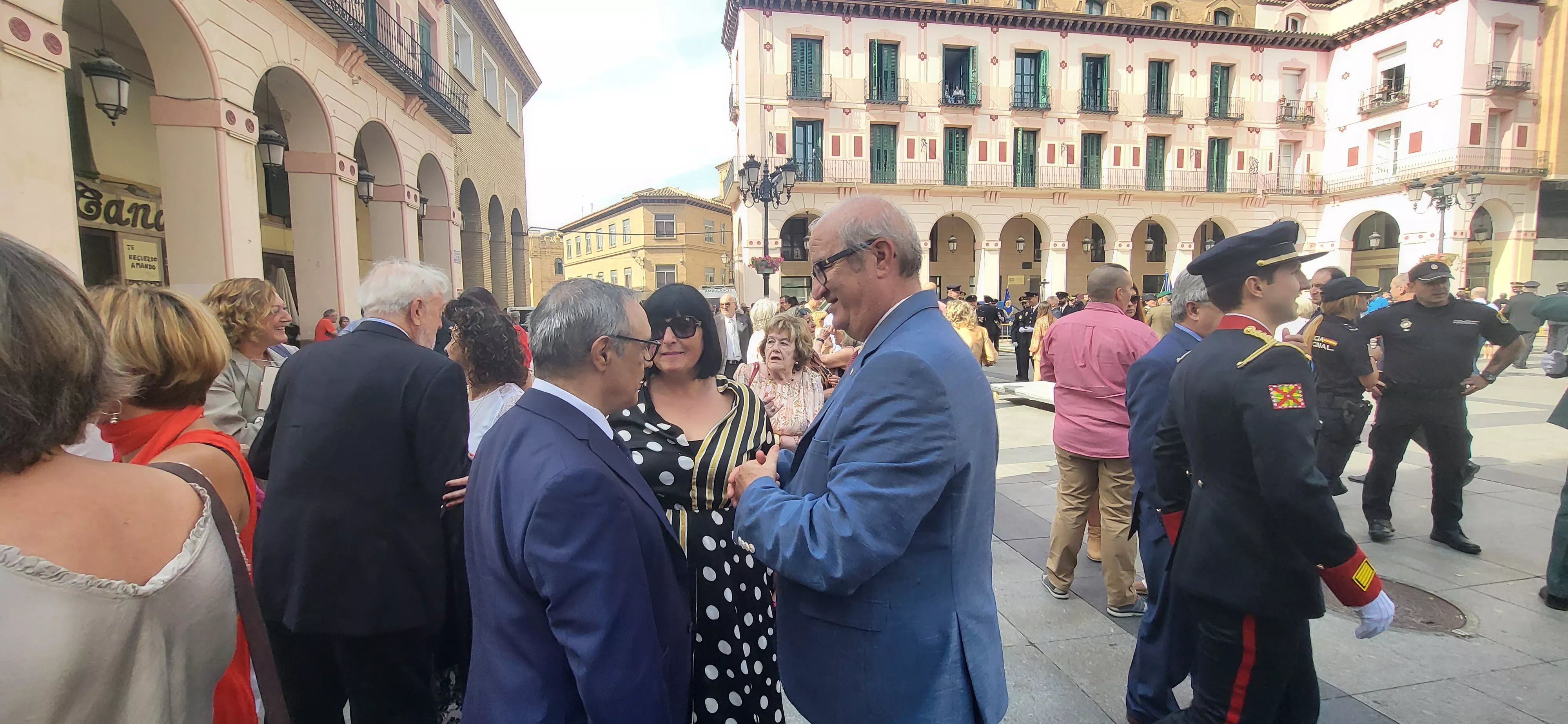 Festividad patronal de la Policía Nacional en Huesca. Foto: Mercedes Manterola