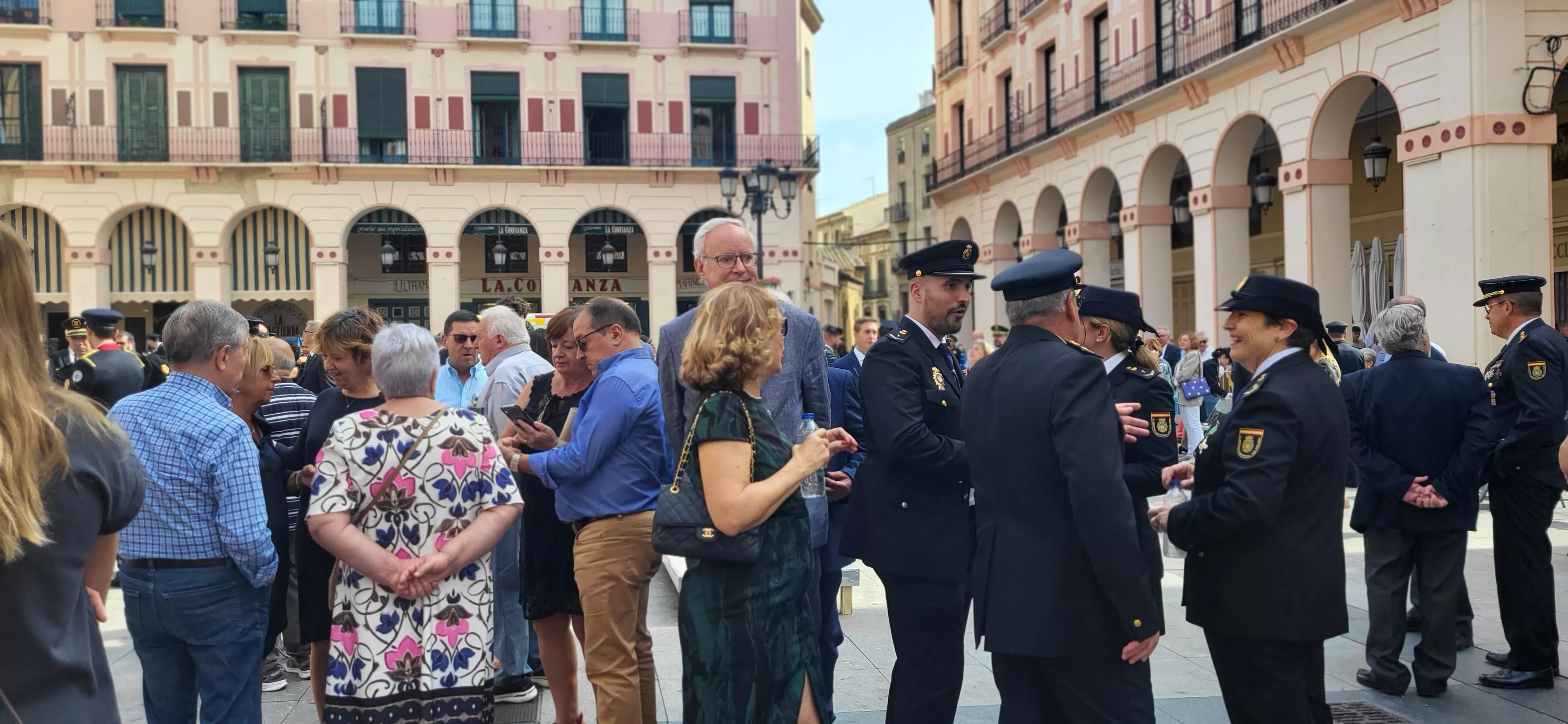 Festividad patronal de la Policía Nacional en Huesca. Foto: Mercedes Manterola