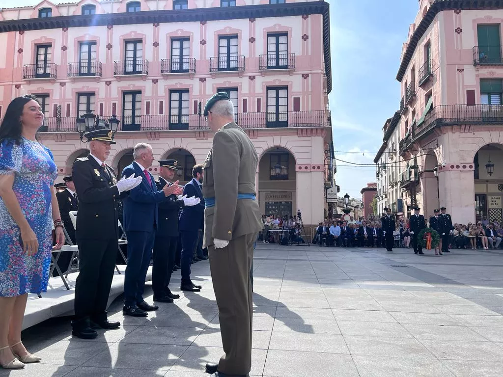 Festividad patronal de la Policía Nacional en Huesca. Foto: Mercedes Manterola