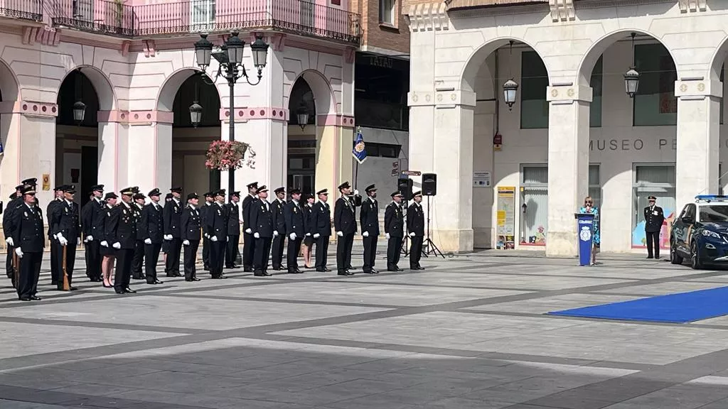 Festividad patronal de la Policía Nacional en Huesca. Foto: Mercedes Manterola