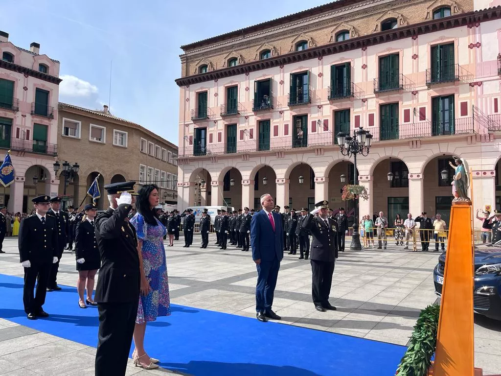 Festividad patronal de la Policía Nacional en Huesca. Foto: Mercedes Manterola