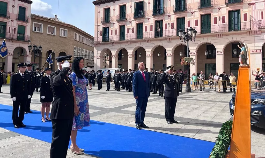 Festividad patronal de la Policía Nacional en Huesca. Foto: Mercedes Manterola