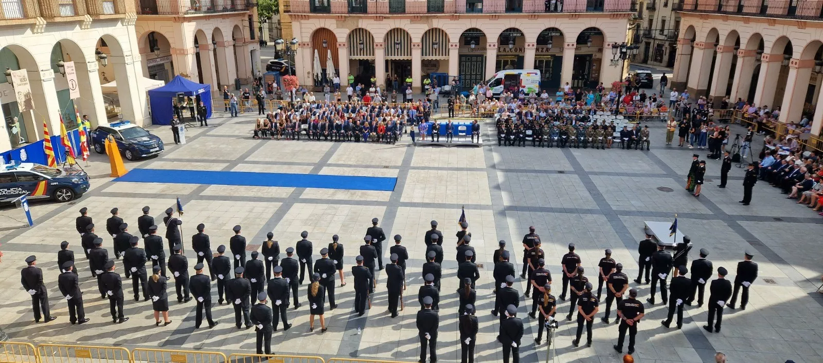 Festividad patronal de la Policía Nacional en Huesca. Foto: Myriam Martínez