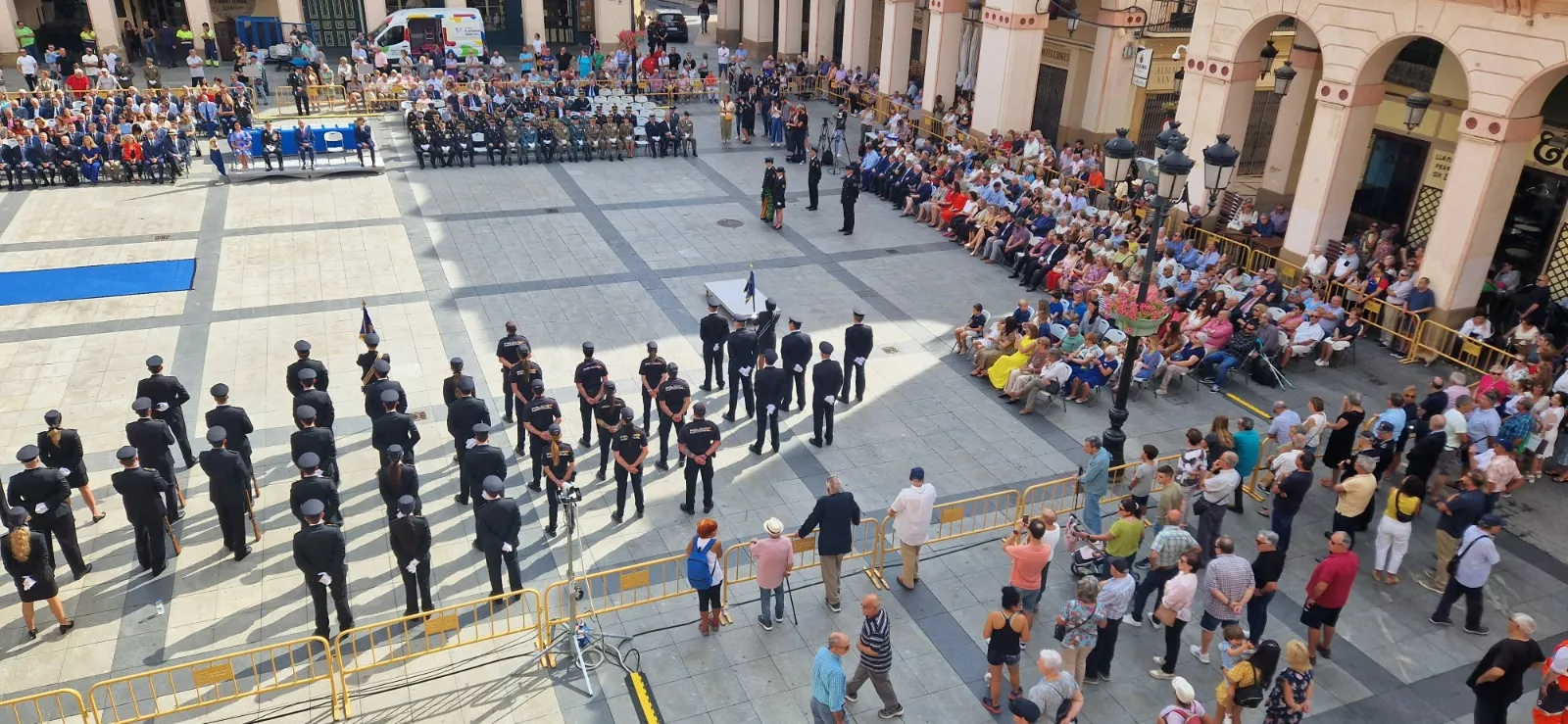 Festividad patronal de la Policía Nacional en Huesca. Foto: Myriam Martínez