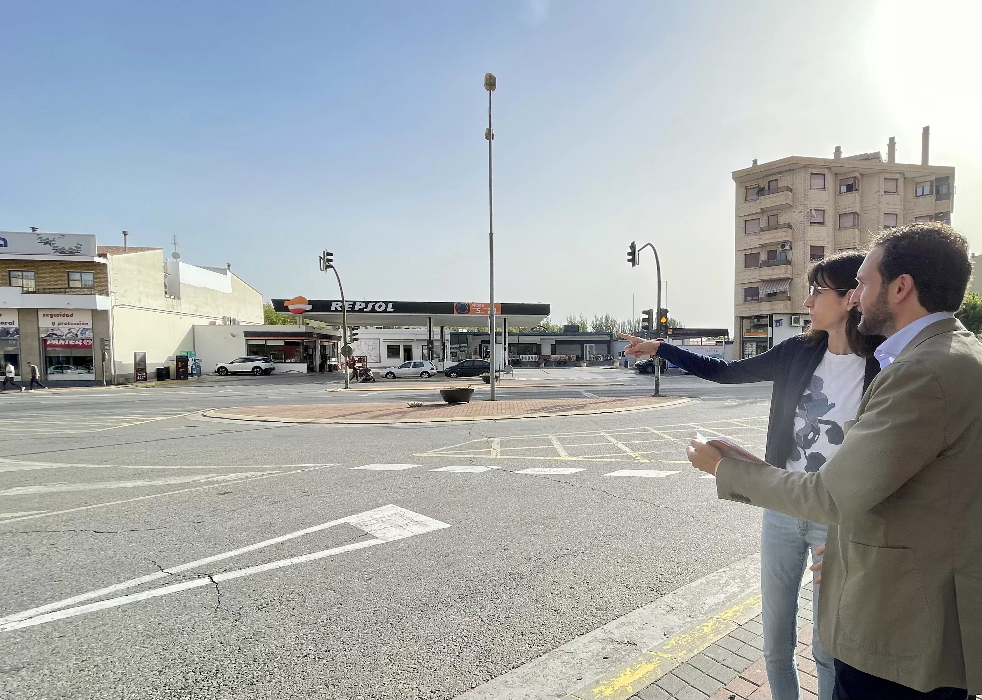 El Ayuntamiento de Monzón va a construir una rotonda en la avenida de Lérida.