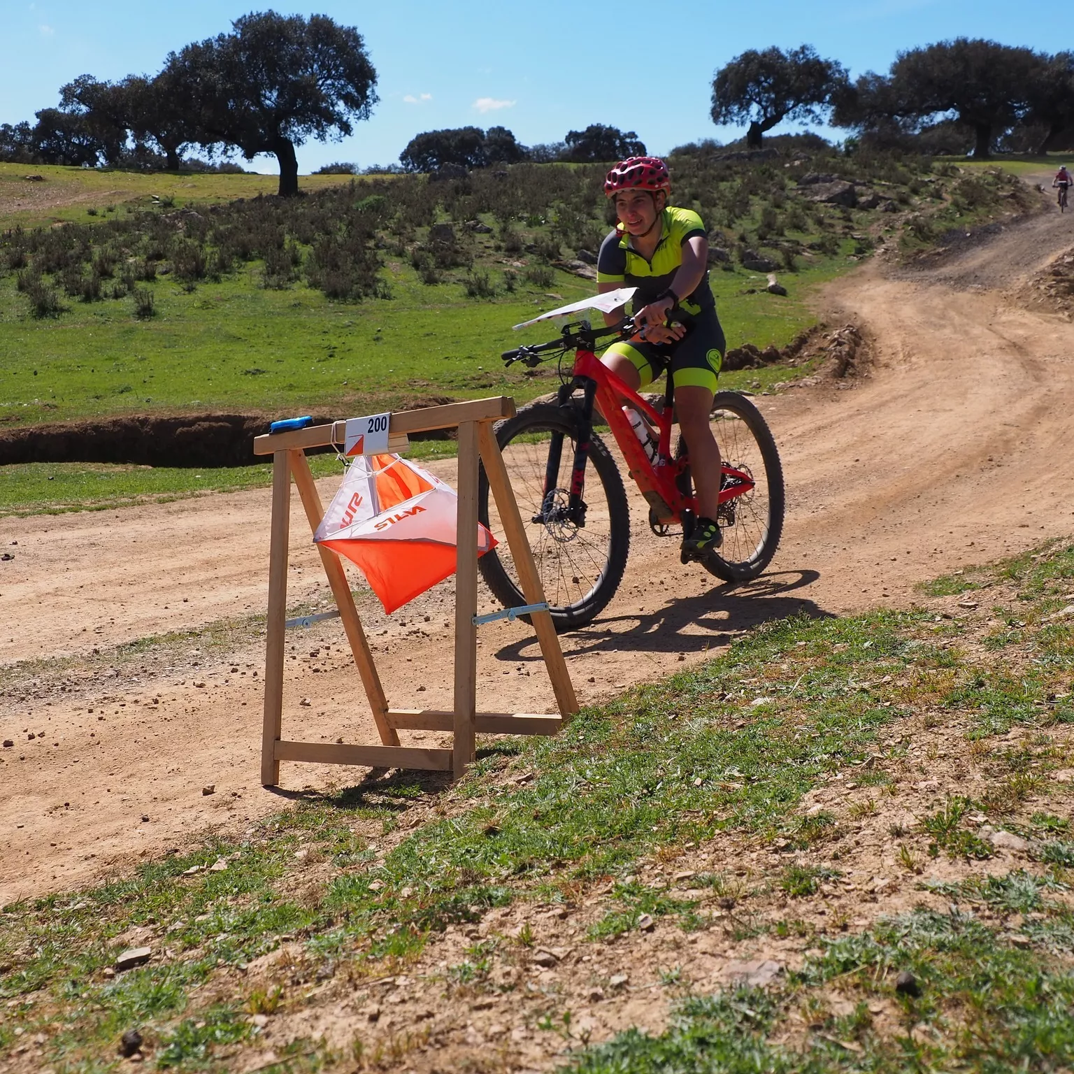 Miren Arina en una de las pruebas de la Liga