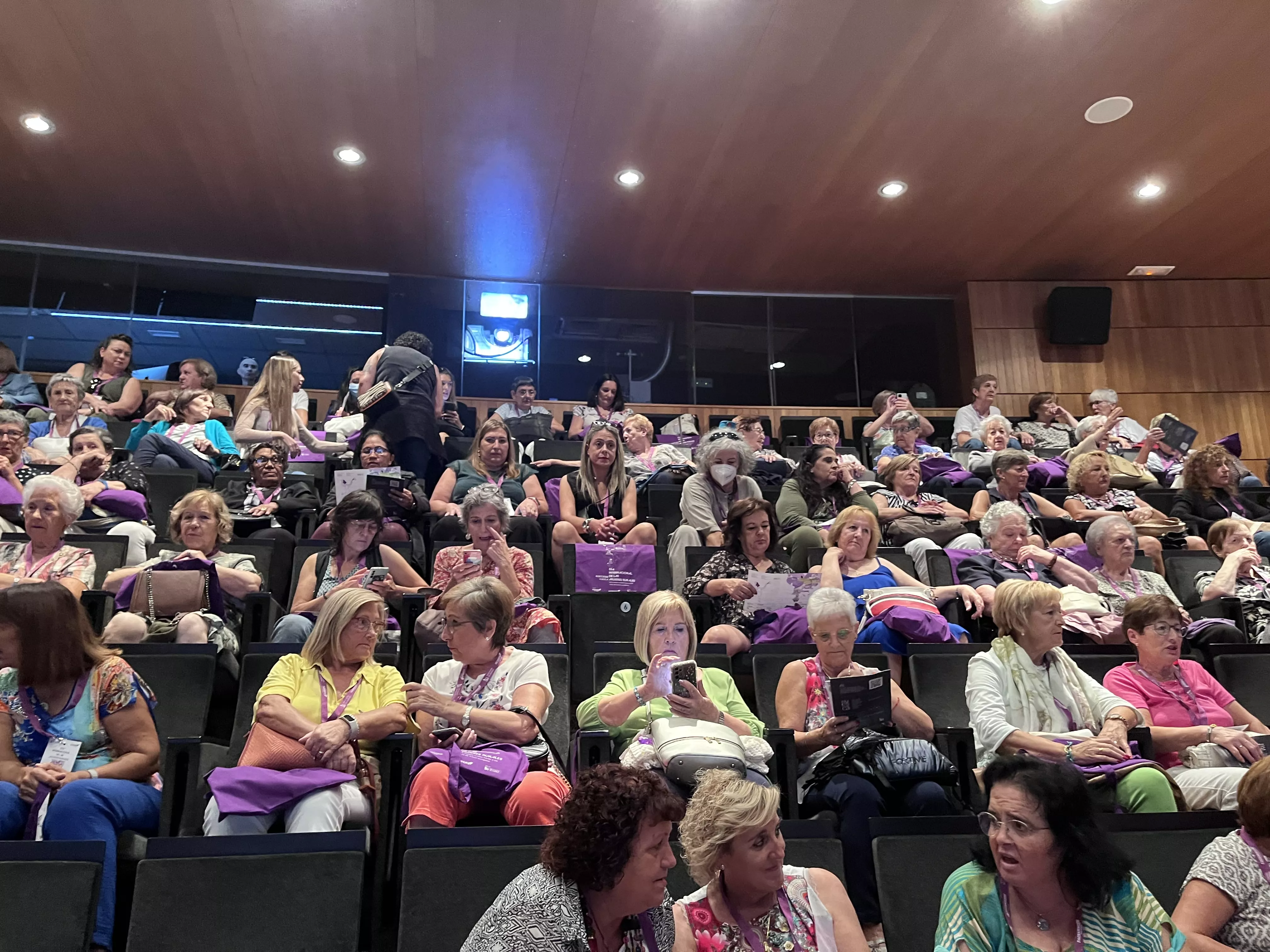 Celebración del Día Internacional de las Mujeres Rurales en Huesca. Foto Mercedes Manterola