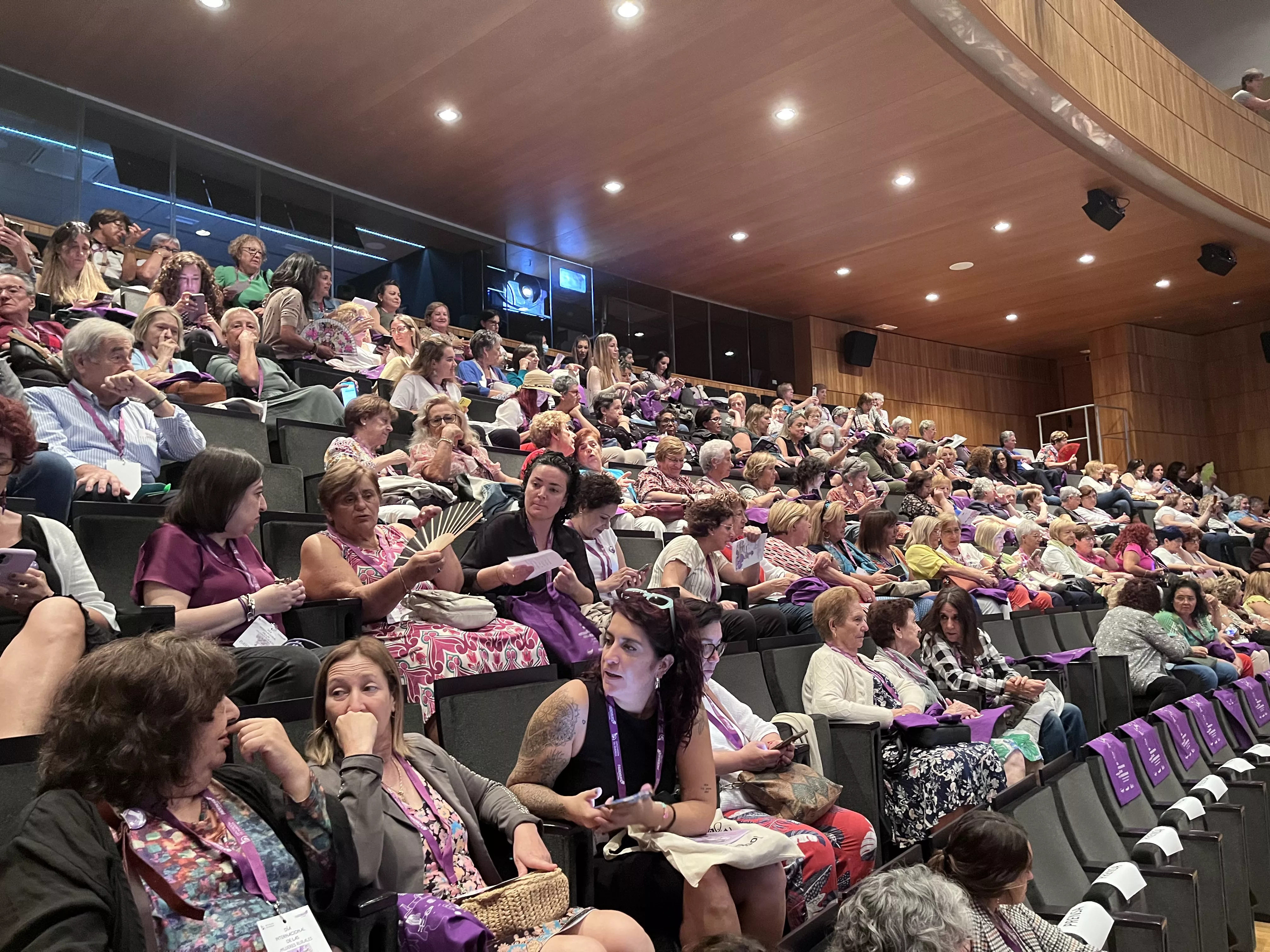 Celebración del Día Internacional de las Mujeres Rurales en Huesca. Foto Mercedes Manterola