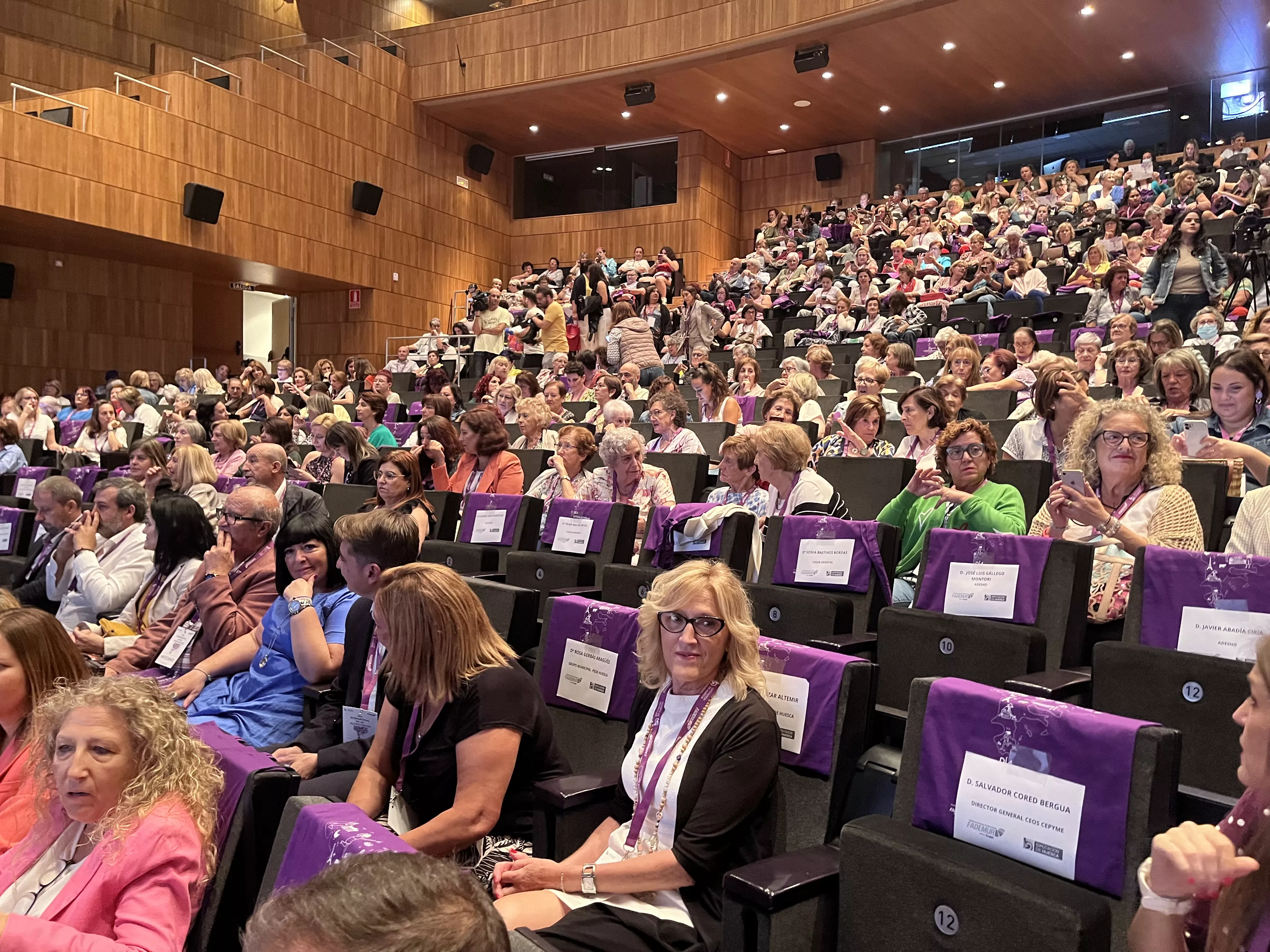Celebración del Día Internacional de las Mujeres Rurales en Huesca. Foto Mercedes Manterola