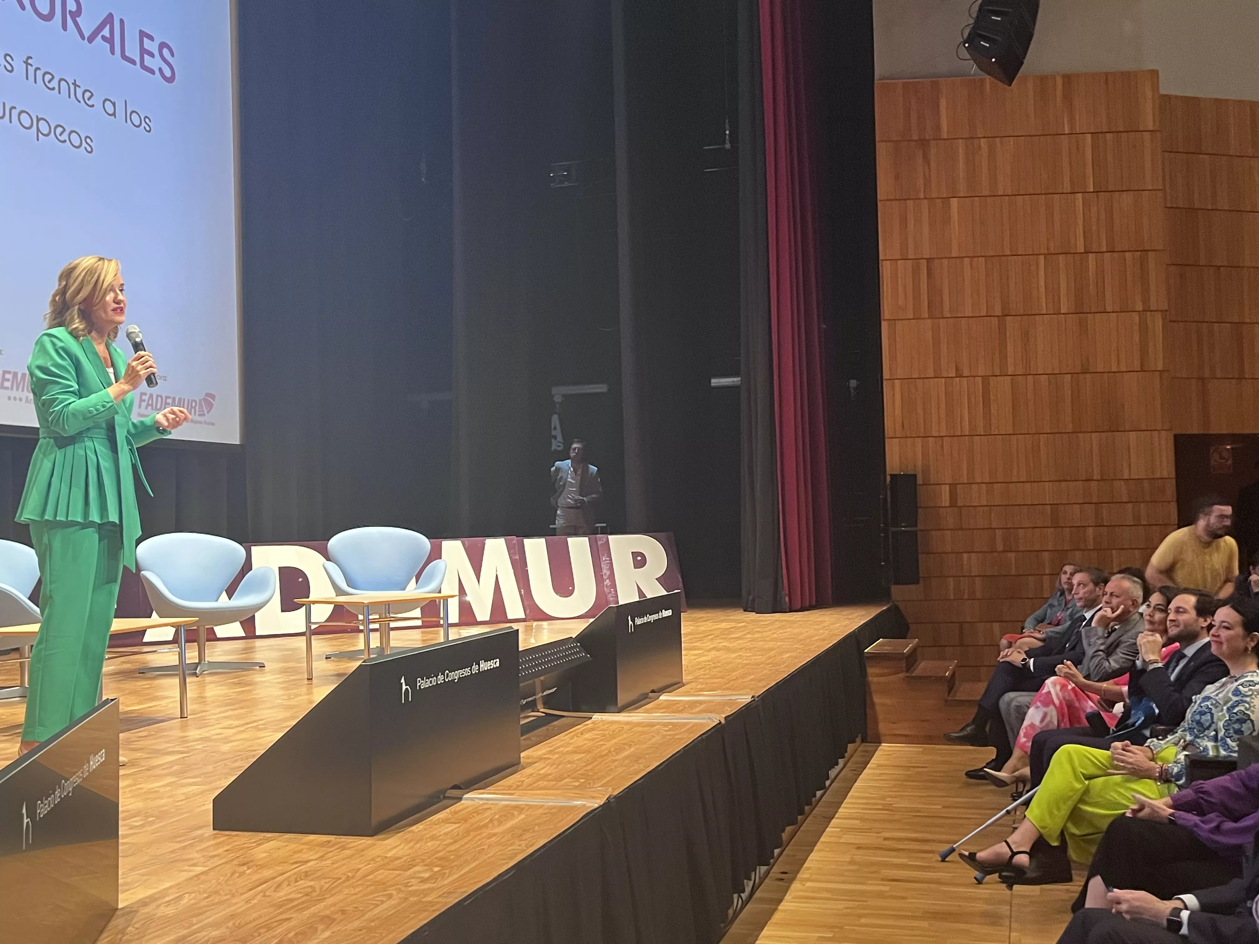 Celebración del Día Internacional de las Mujeres Rurales en Huesca. Foto Mercedes Manterola