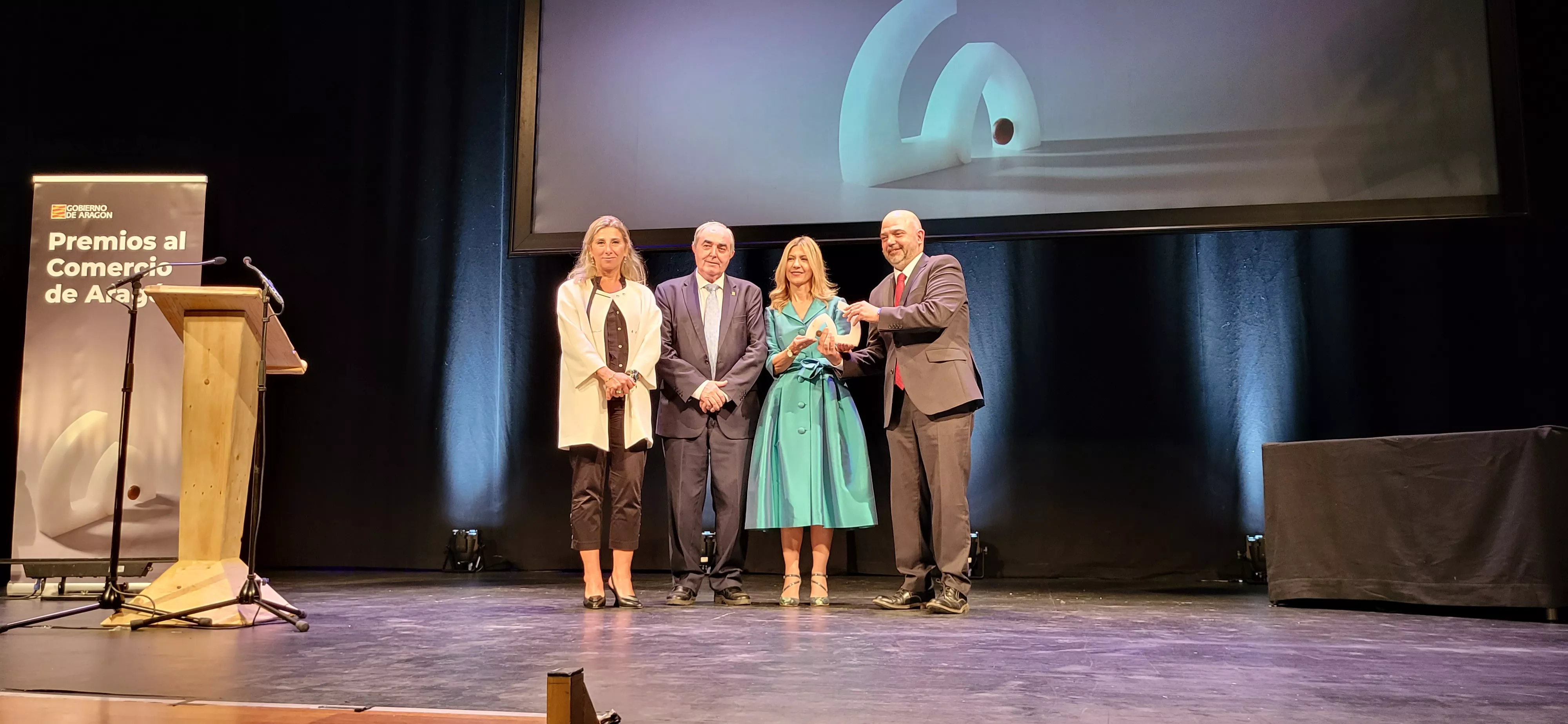 Gala de los III Premios del Comercio de Aragón celebrada en Huesca. Foto Mercedes Manterola