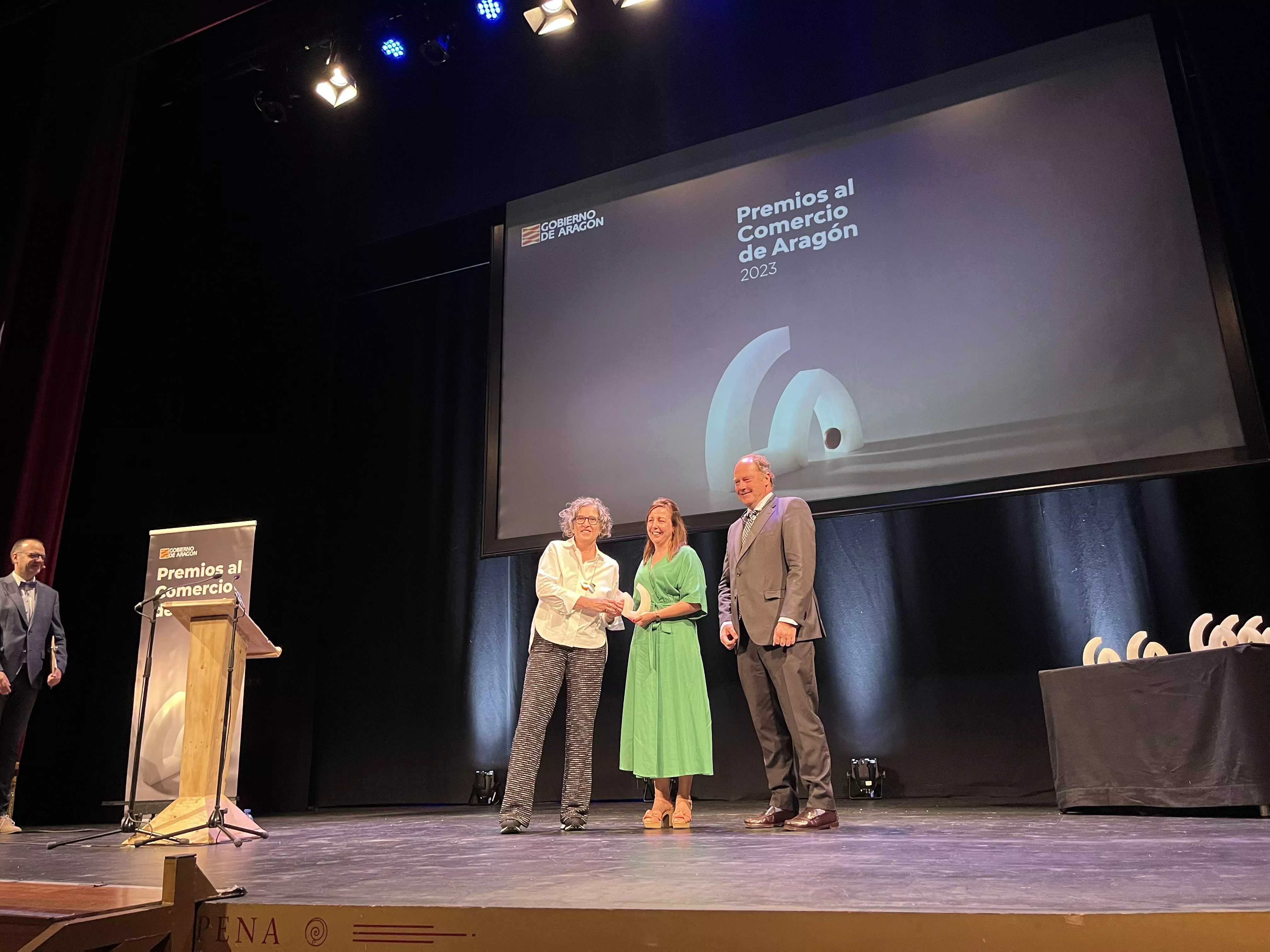 Gala de los III Premios del Comercio de Aragón celebrada en Huesca. Foto Mercedes Manterola