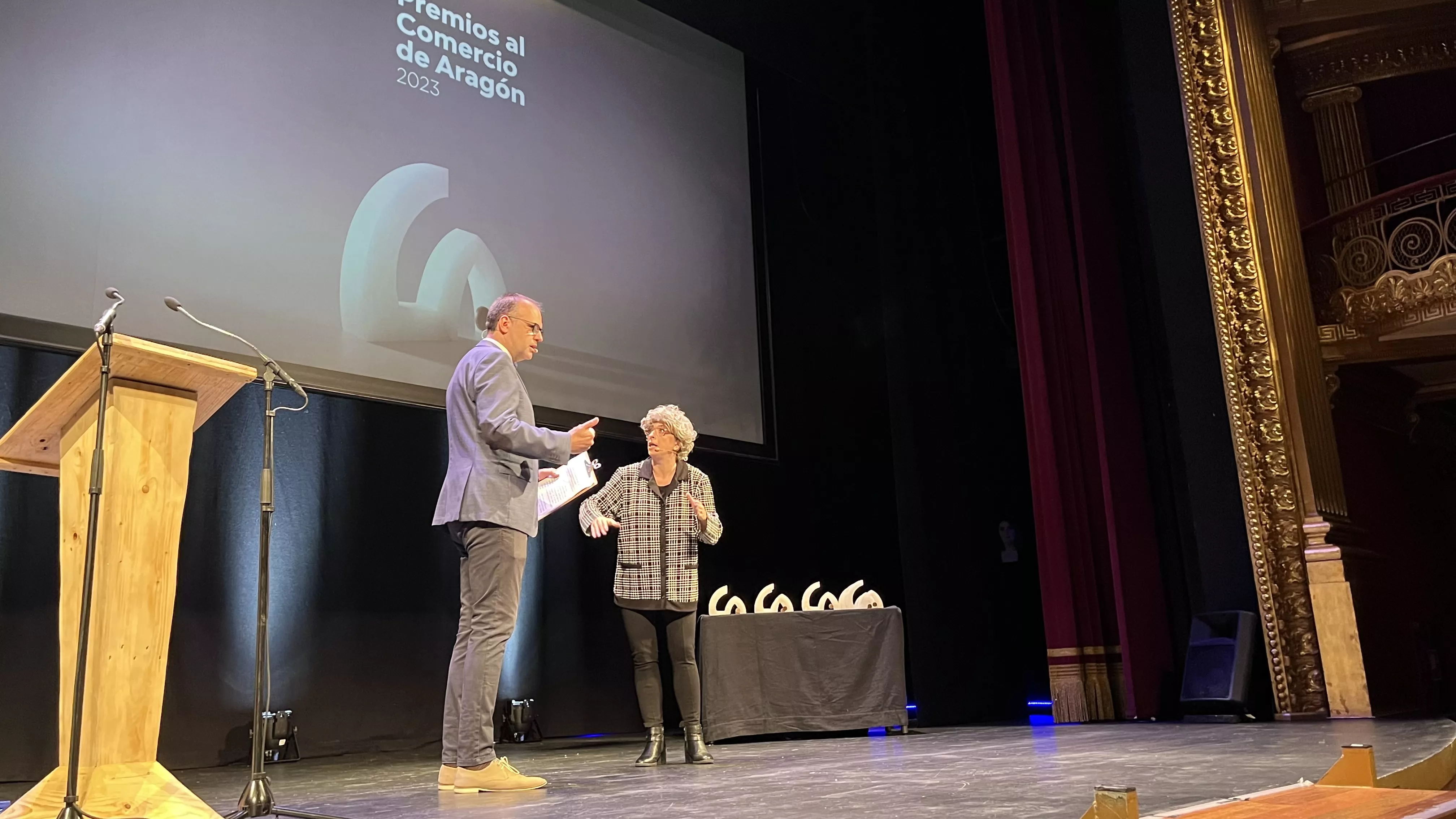 Gala de los III Premios del Comercio de Aragón celebrada en Huesca. Foto Mercedes Manterola