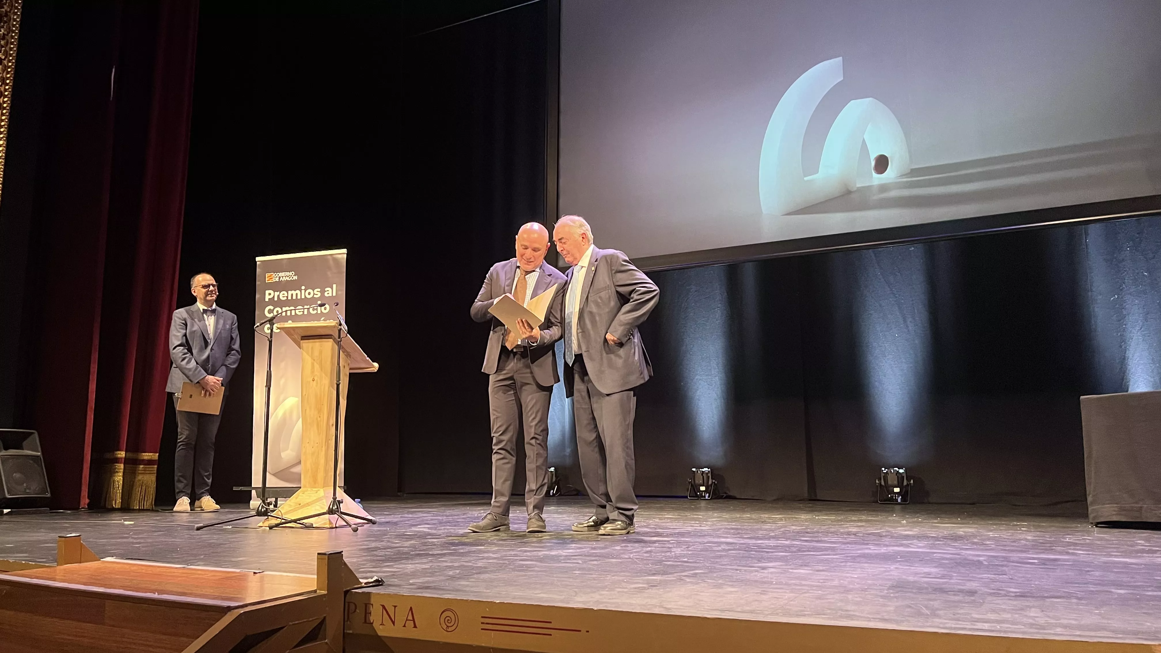 Gala de los III Premios del Comercio de Aragón celebrada en Huesca. Foto Mercedes Manterola