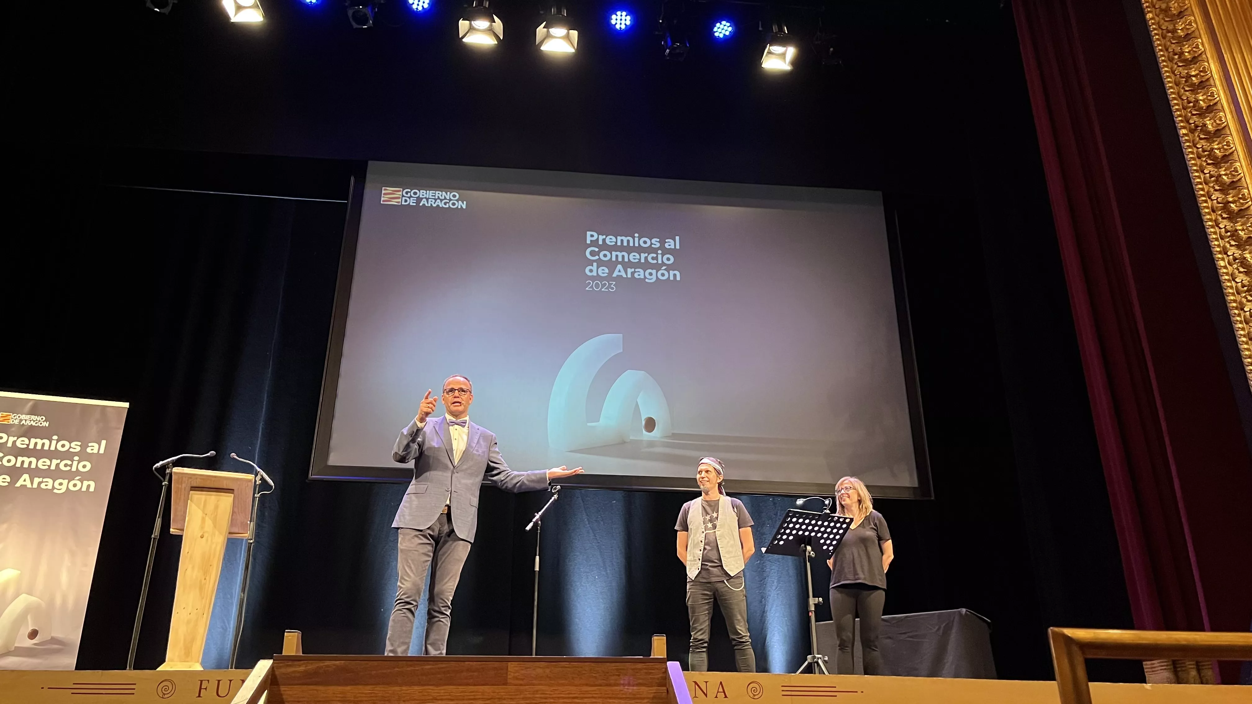 Gala de los III Premios del Comercio de Aragón celebrada en Huesca. Foto Mercedes Manterola