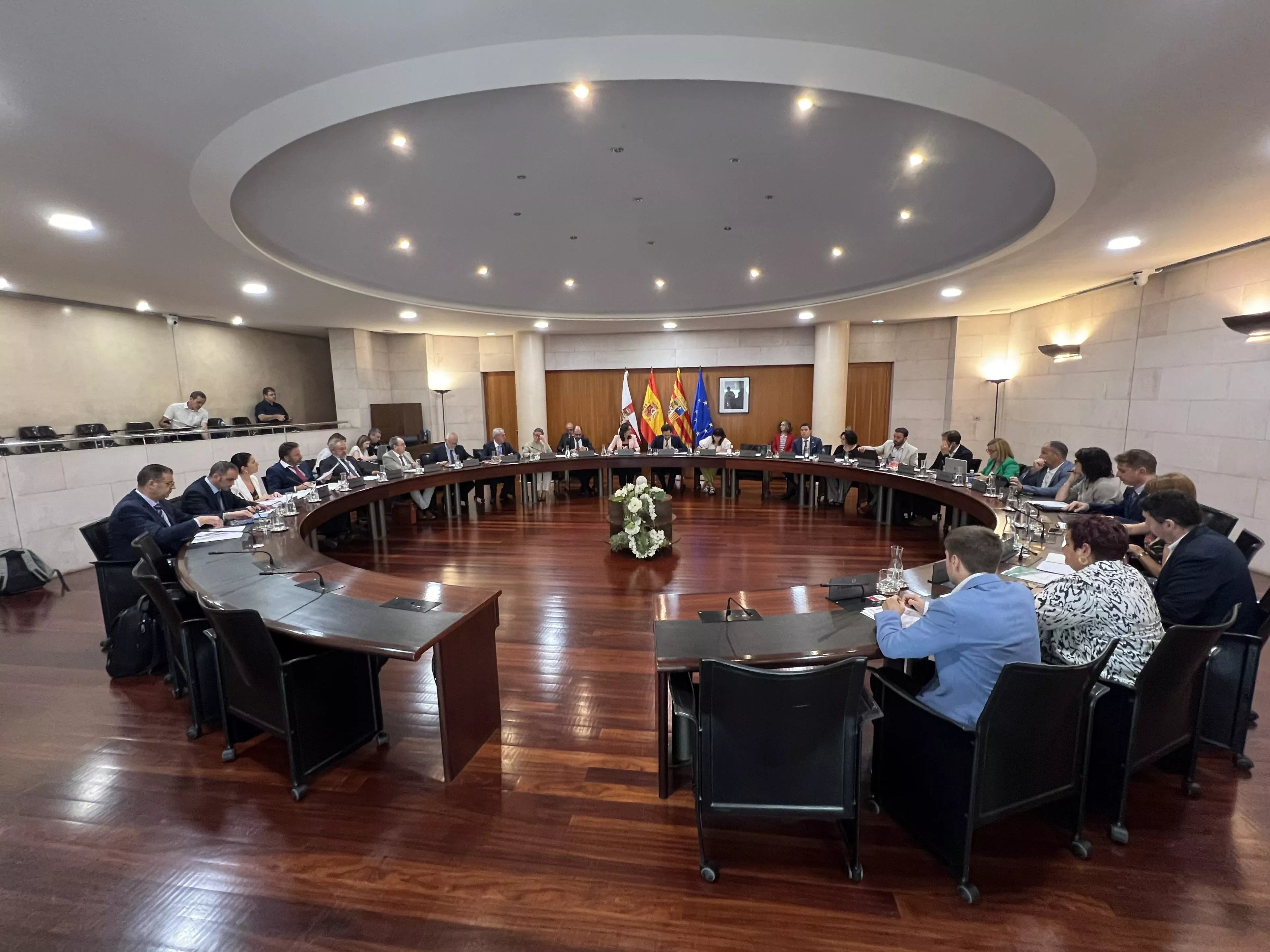 Pleno de la Diputación Provincial de Huesca. Pleno de la Diputación Provincial de Huesca.