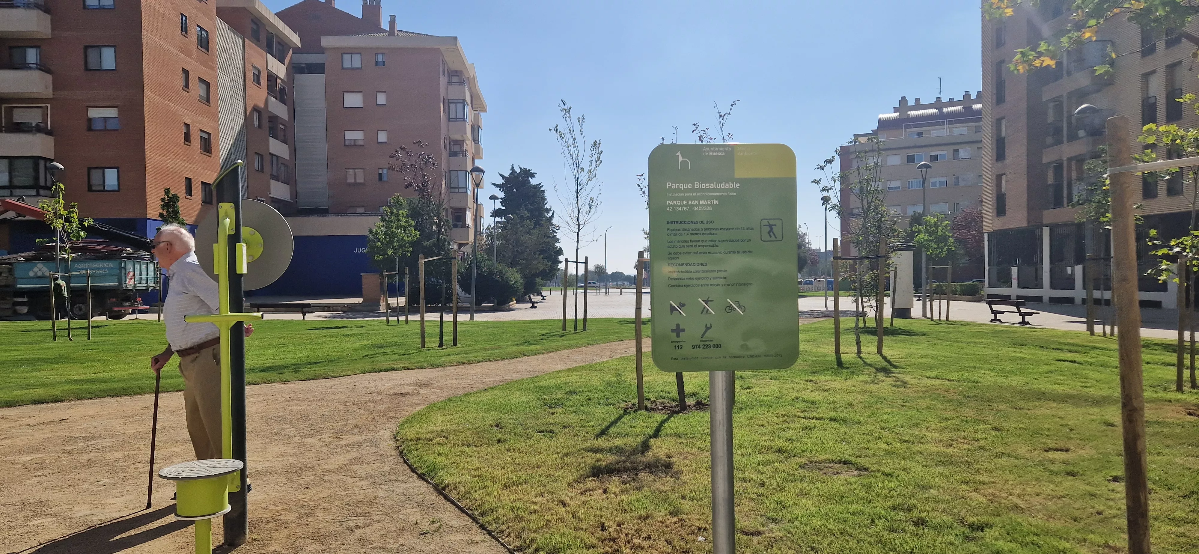 Parque San Martín de Huesca. Foto Myriam Martínez 