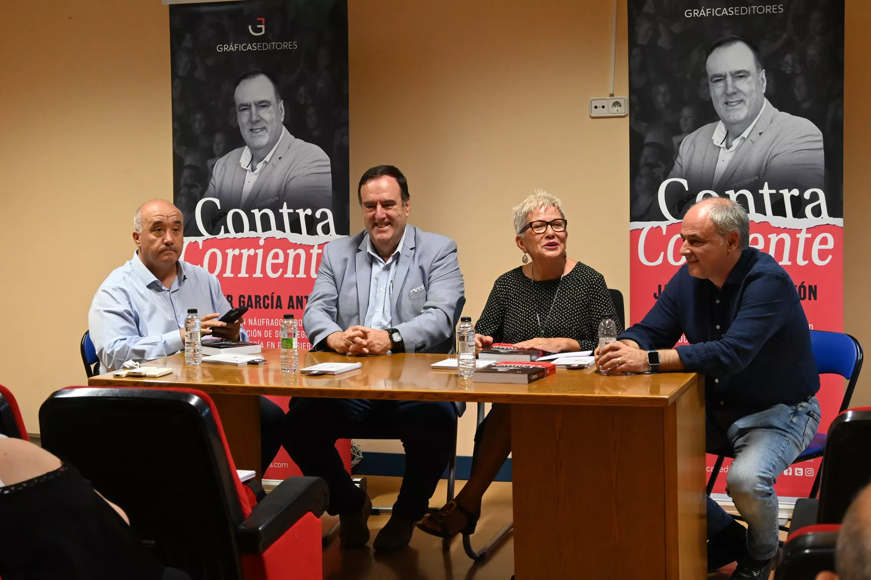 Presentación de Contracorriente de Javier García Antón en Sariñena. Foto Carlos Jalle González