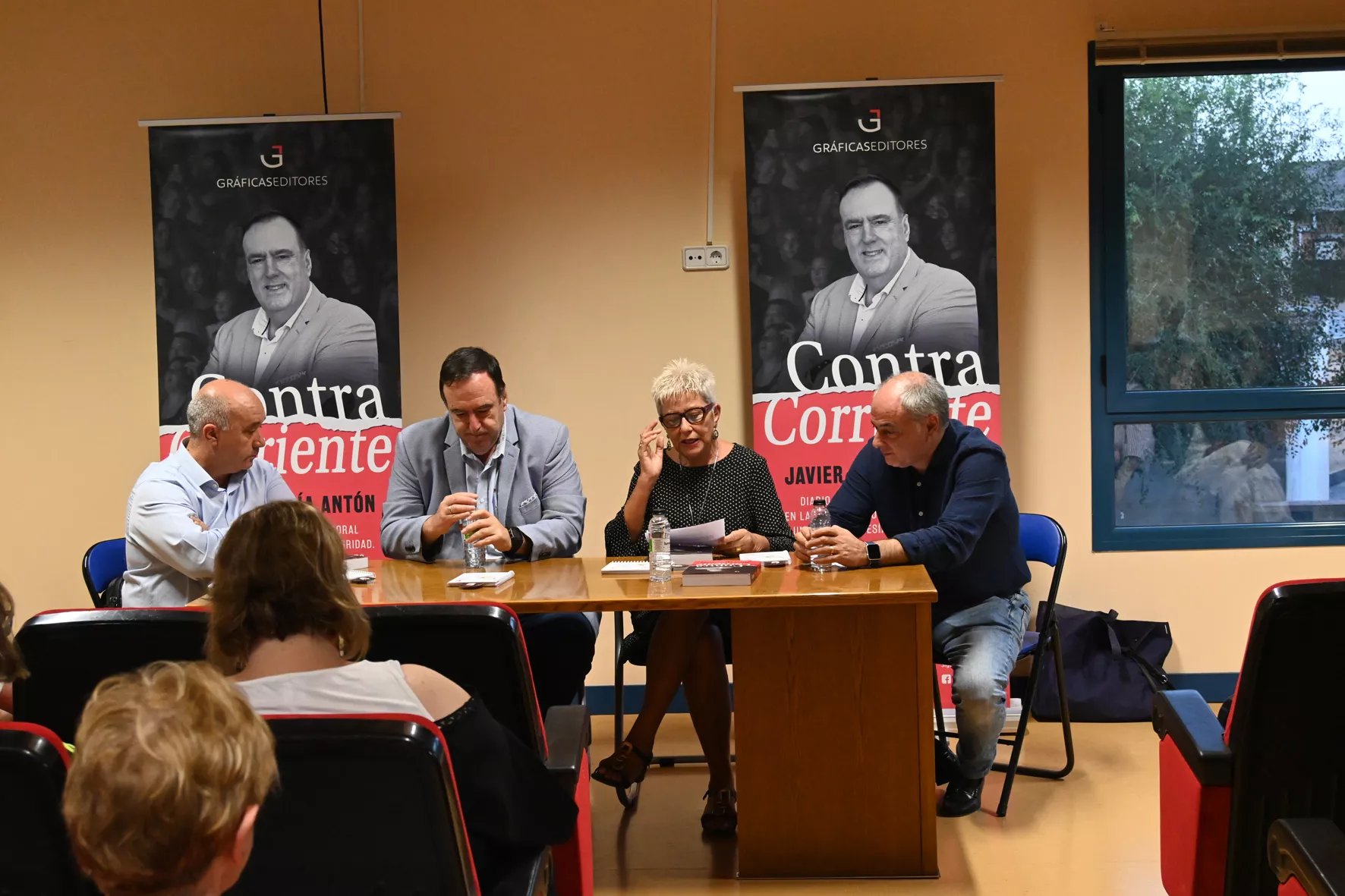 Presentación de Contracorriente de Javier García Antón en Sariñena. Foto Carlos Jalle González