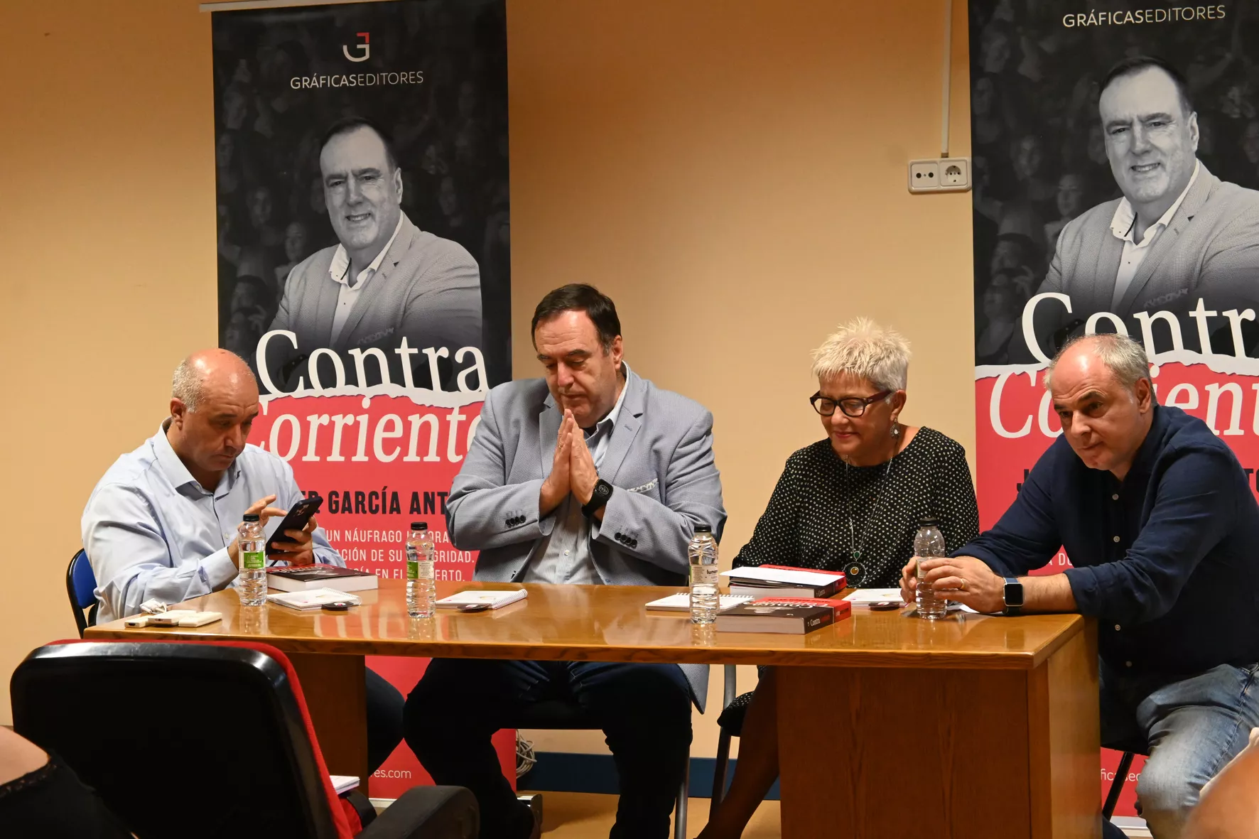 Presentación de Contracorriente de Javier García Antón en Sariñena. Foto Carlos Jalle González