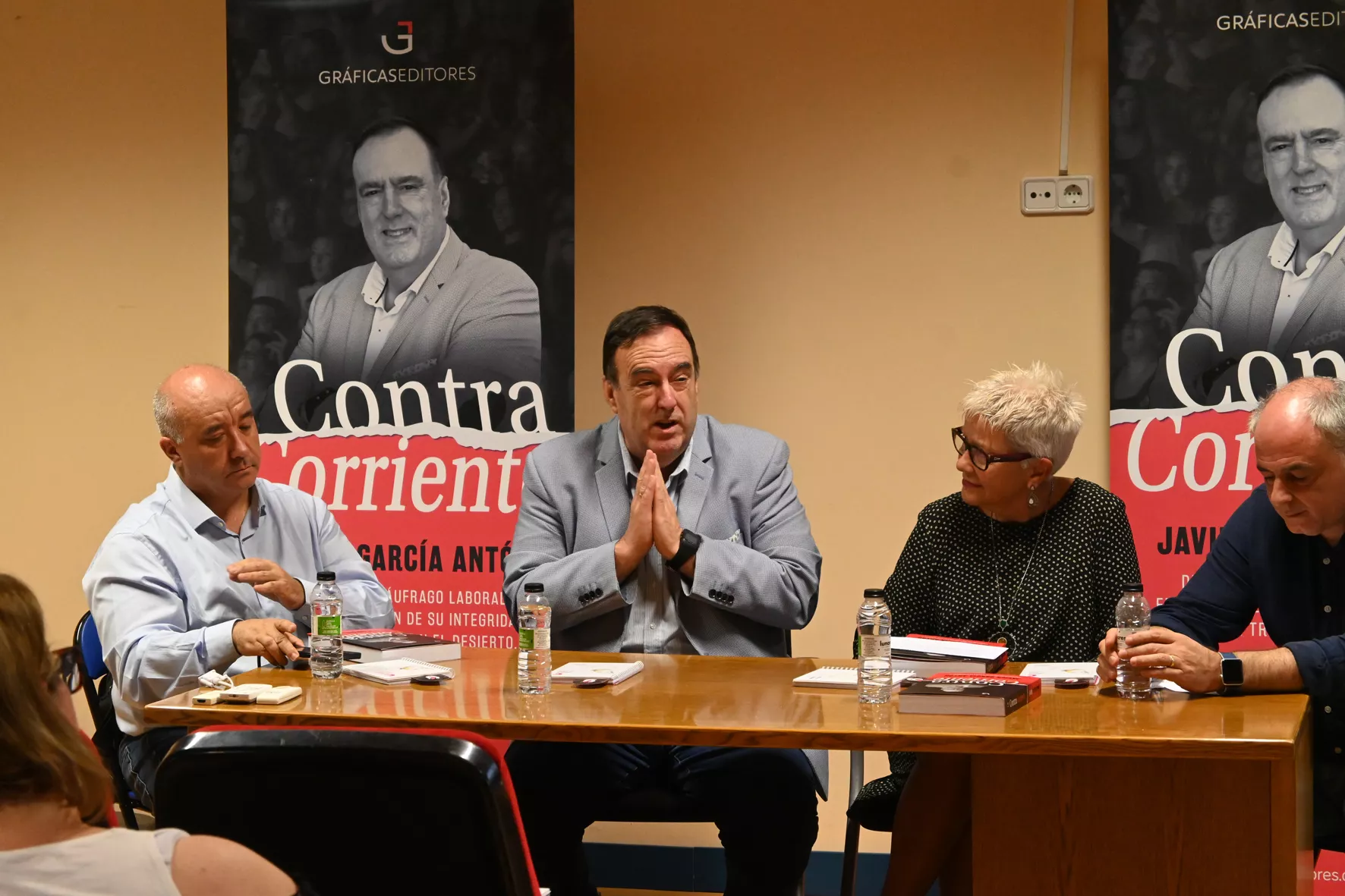 Presentación de Contracorriente de Javier García Antón en Sariñena. Foto Carlos Jalle González