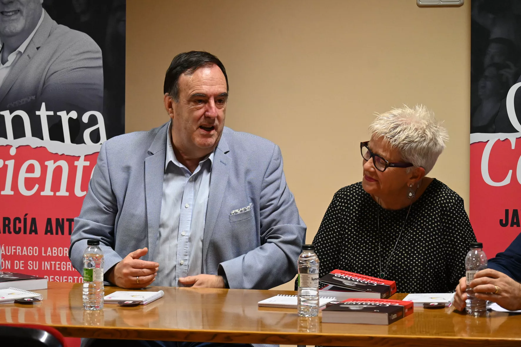 Presentación de Contracorriente de Javier García Antón en Sariñena. Foto Carlos Jalle González