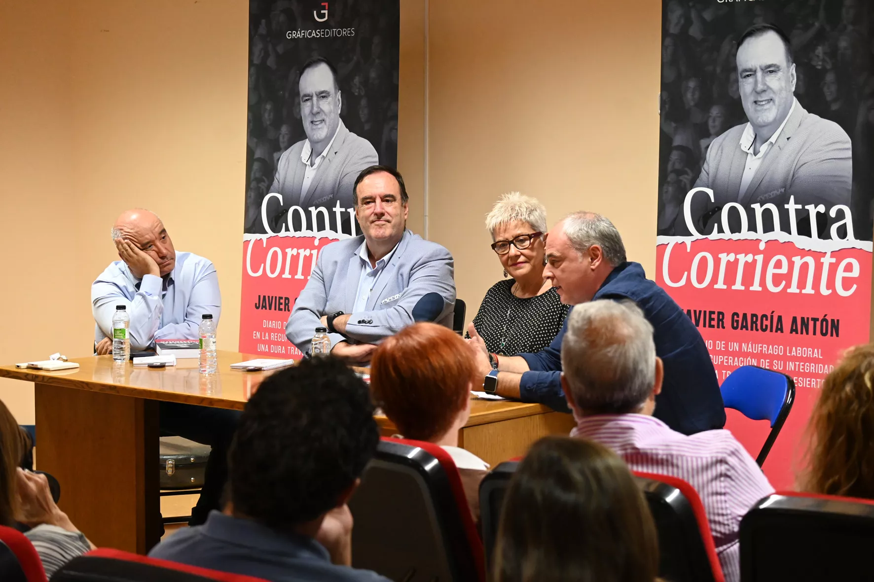 Presentación de Contracorriente de Javier García Antón en Sariñena. Foto Carlos Jalle González
