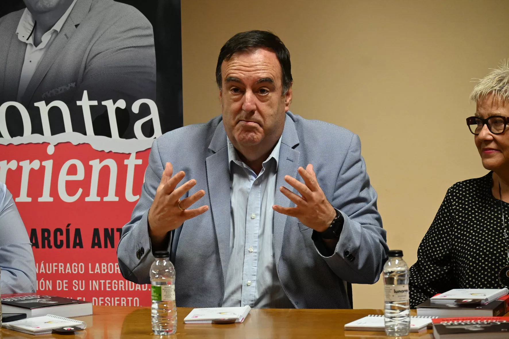 Presentación de Contracorriente de Javier García Antón en Sariñena. Foto Carlos Jalle González