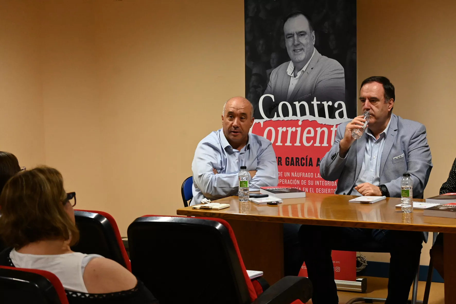 Presentación de Contracorriente de Javier García Antón en Sariñena. Foto Carlos Jalle González