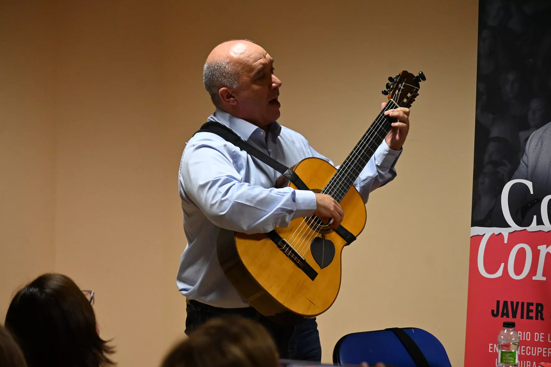 Presentación de Contracorriente de Javier García Antón en Sariñena. Foto Carlos Jalle González