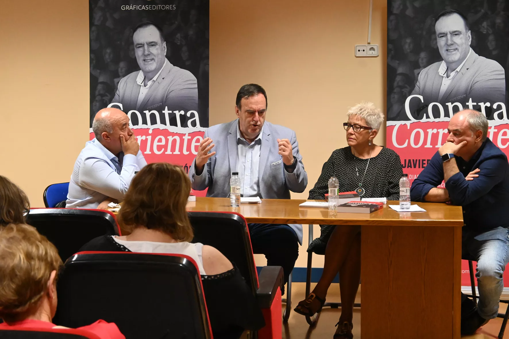Presentación de Contracorriente de Javier García Antón en Sariñena. Foto Carlos Jalle González