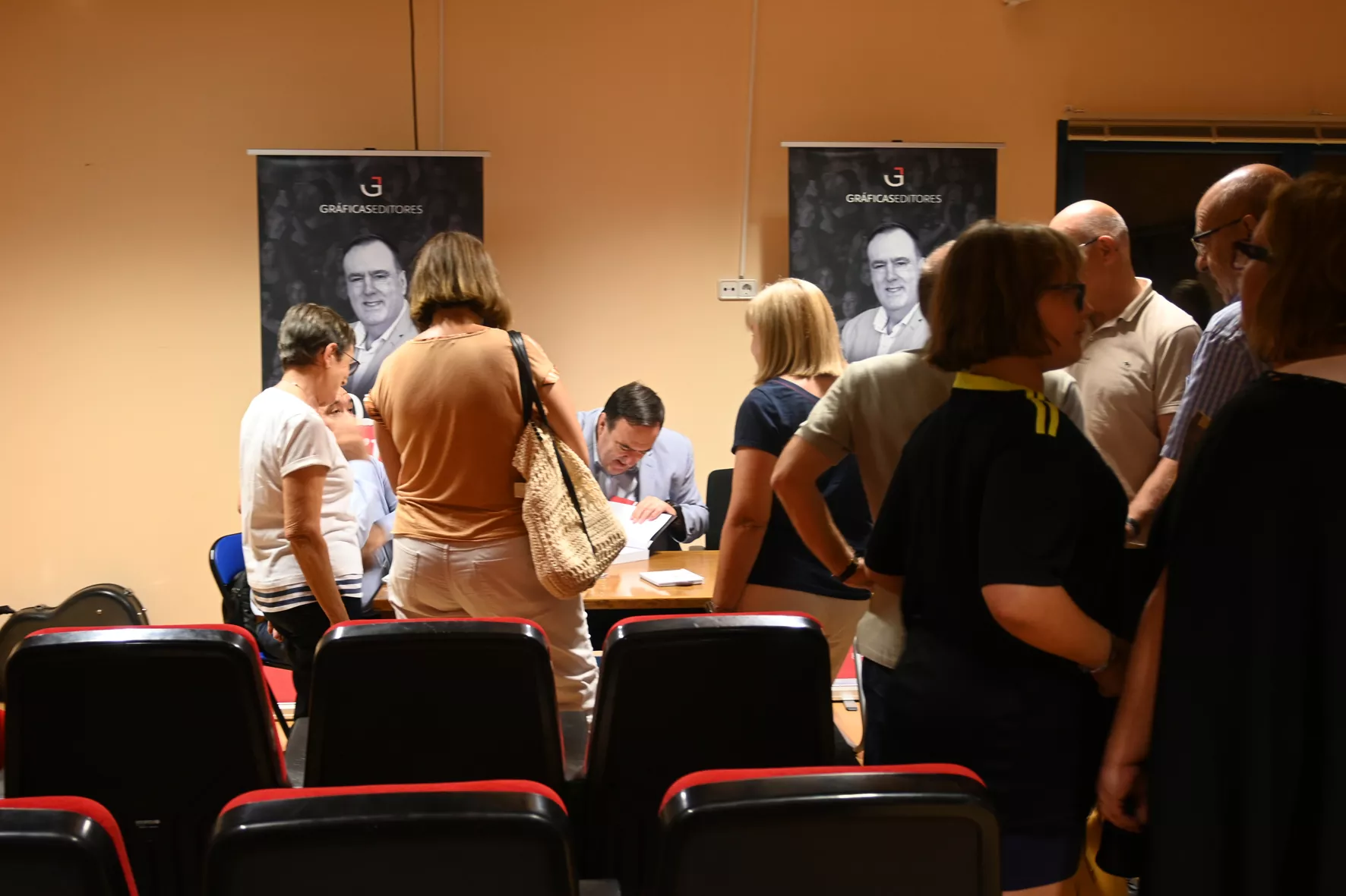 Presentación de Contracorriente de Javier García Antón en Sariñena. Foto Carlos Jalle González