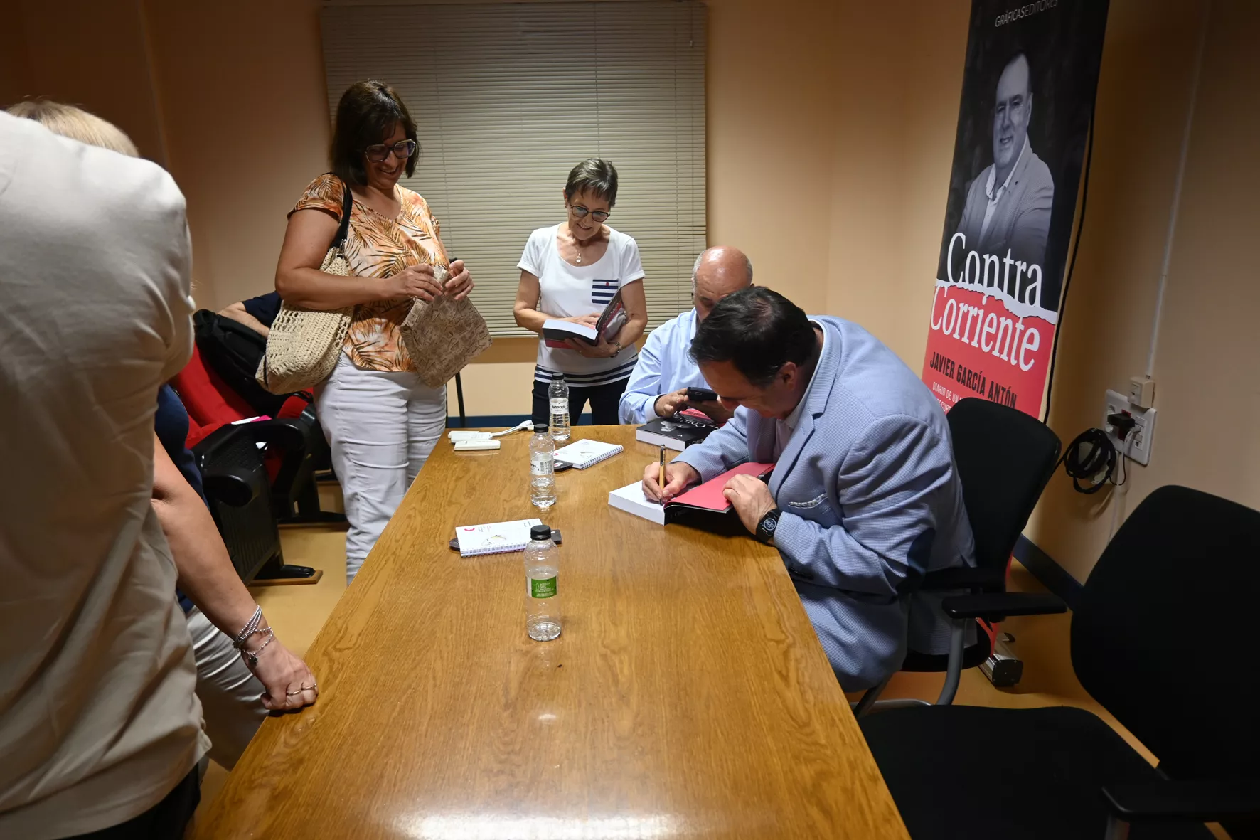 Presentación de Contracorriente de Javier García Antón en Sariñena. Foto Carlos Jalle González