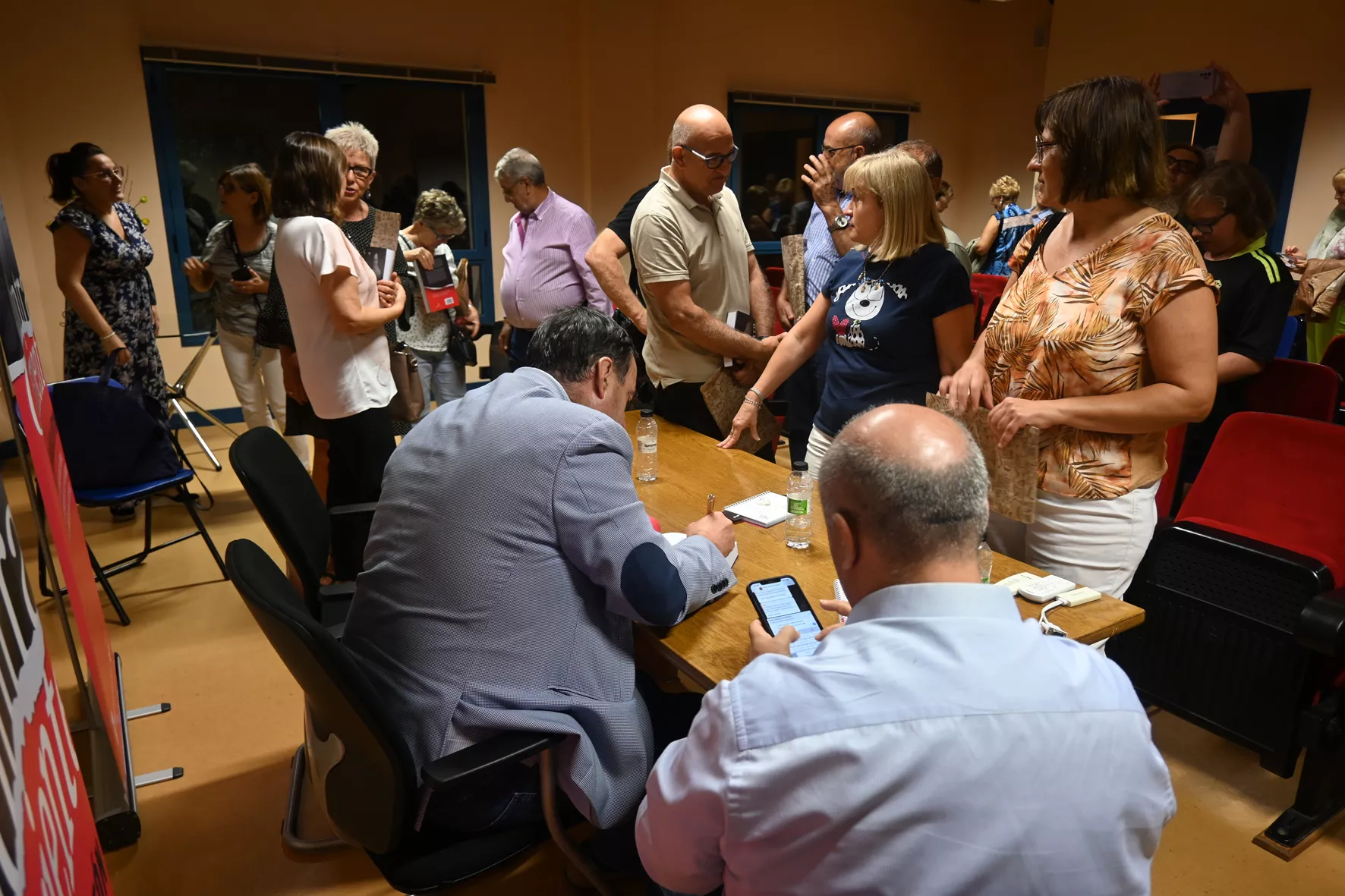 Presentación de Contracorriente de Javier García Antón en Sariñena. Foto Carlos Jalle González