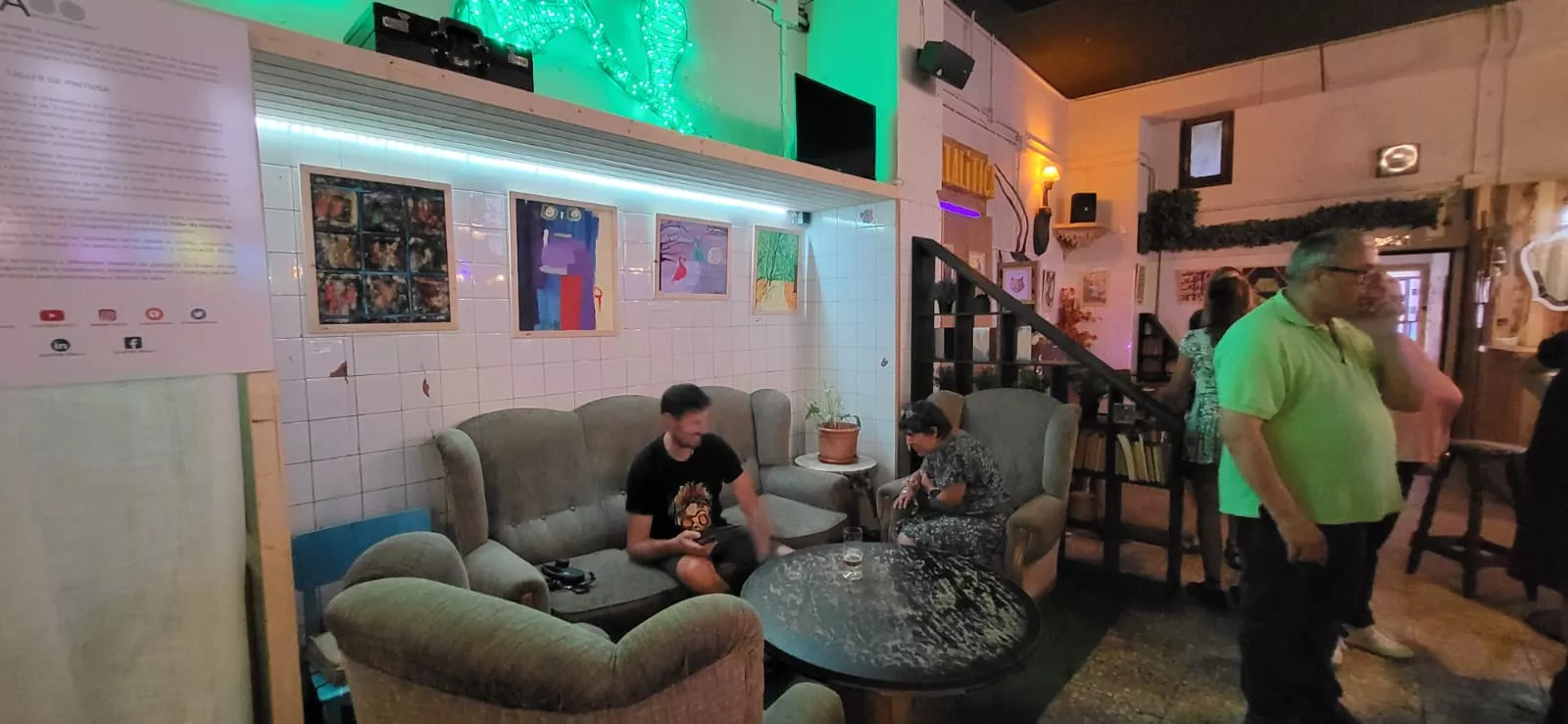 Inauguración de la exposición del Taller de Pintura de Asapme Huesca