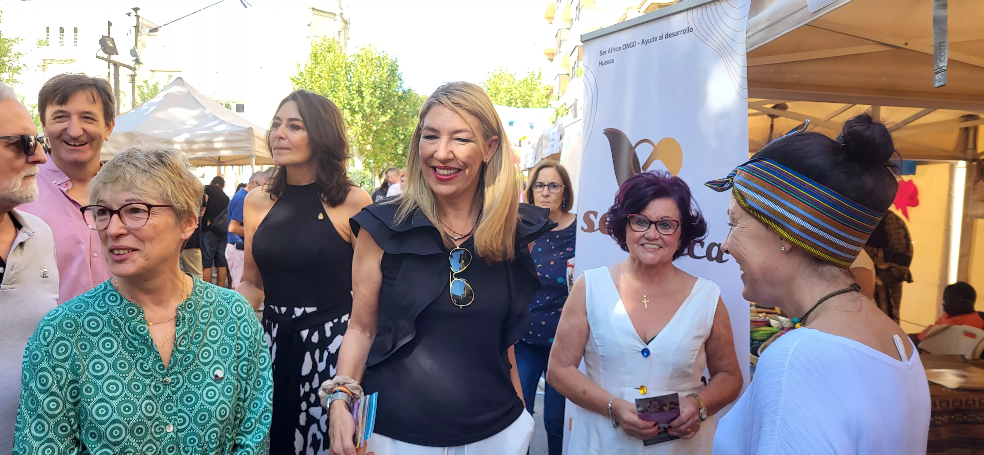 Feria de Entidades celebrada en Huesca. Foto: Mercedes Manterola